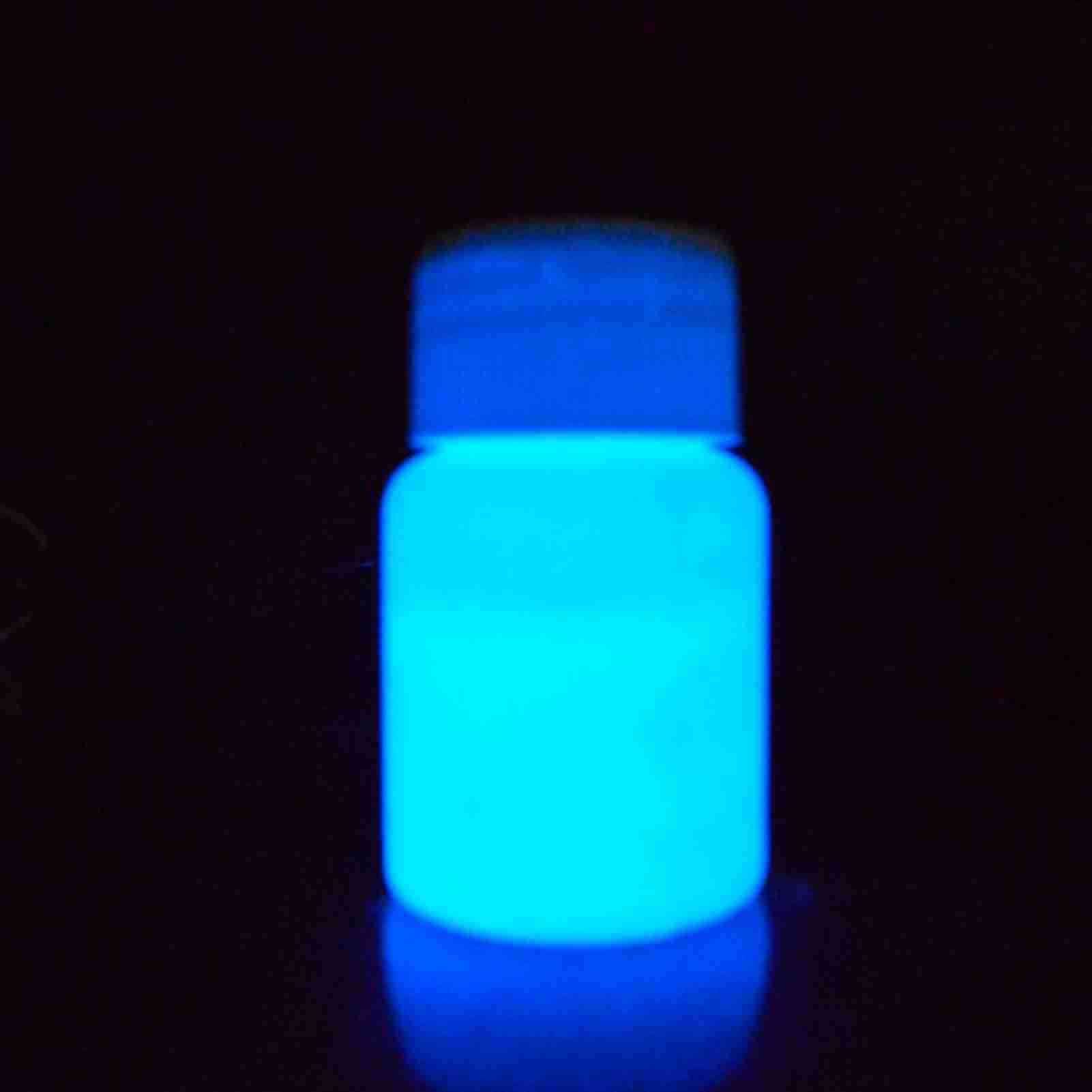 20g Glow in the Dark Fluorescent Colorful Acrylic Luminous Paint Bright view 3