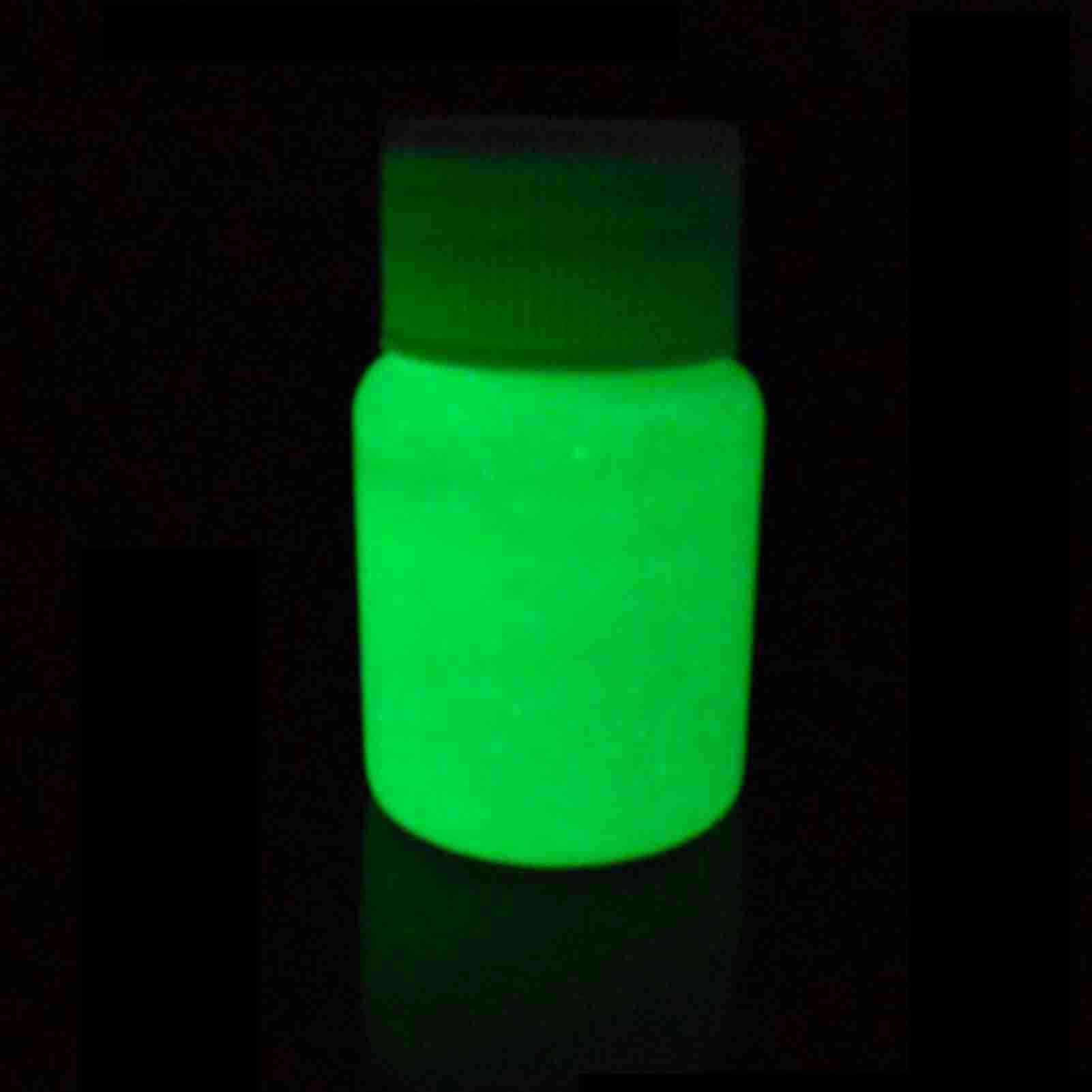 20g Glow in the Dark Fluorescent Colorful Acrylic Luminous Paint Bright view 4