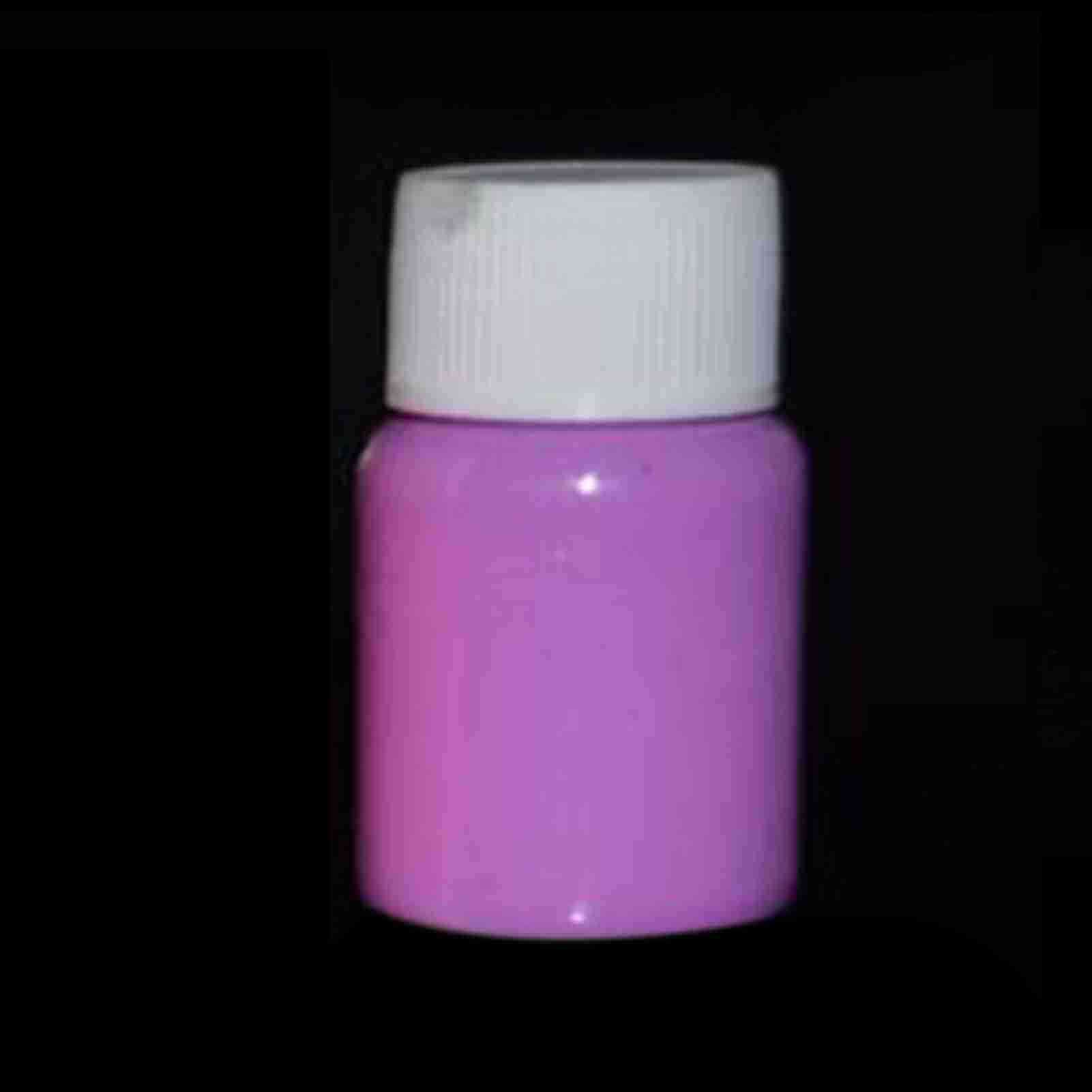 20g Glow in the Dark Fluorescent Colorful Acrylic Luminous Paint Bright view 2