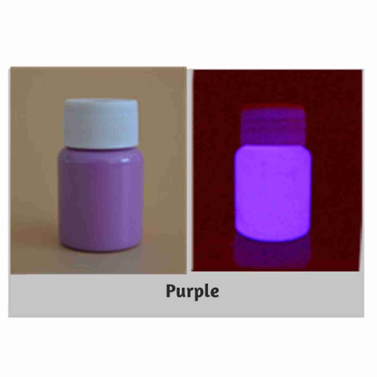 20g Glow in the Dark Fluorescent Colorful Acrylic Luminous Paint Bright view 7