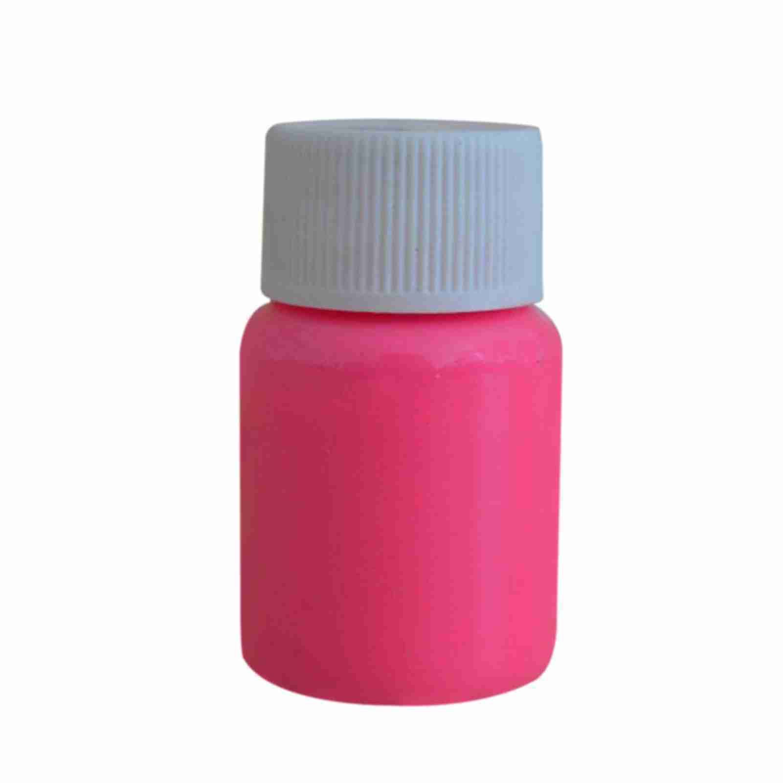 20g Glow in the Dark Fluorescent Colorful Acrylic Luminous Paint Bright view 2