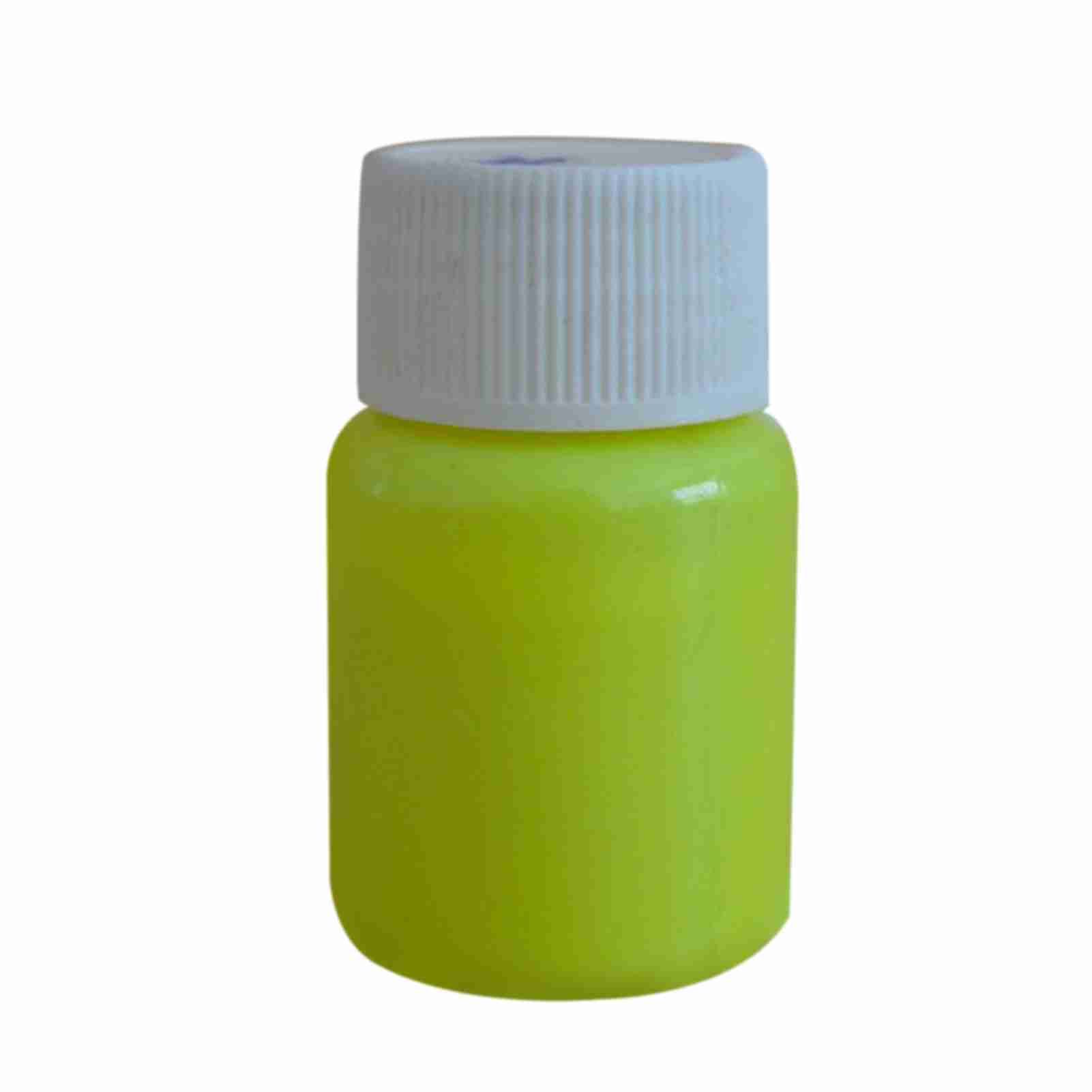 20g Glow in the Dark Fluorescent Colorful Acrylic Luminous Paint Bright view 2