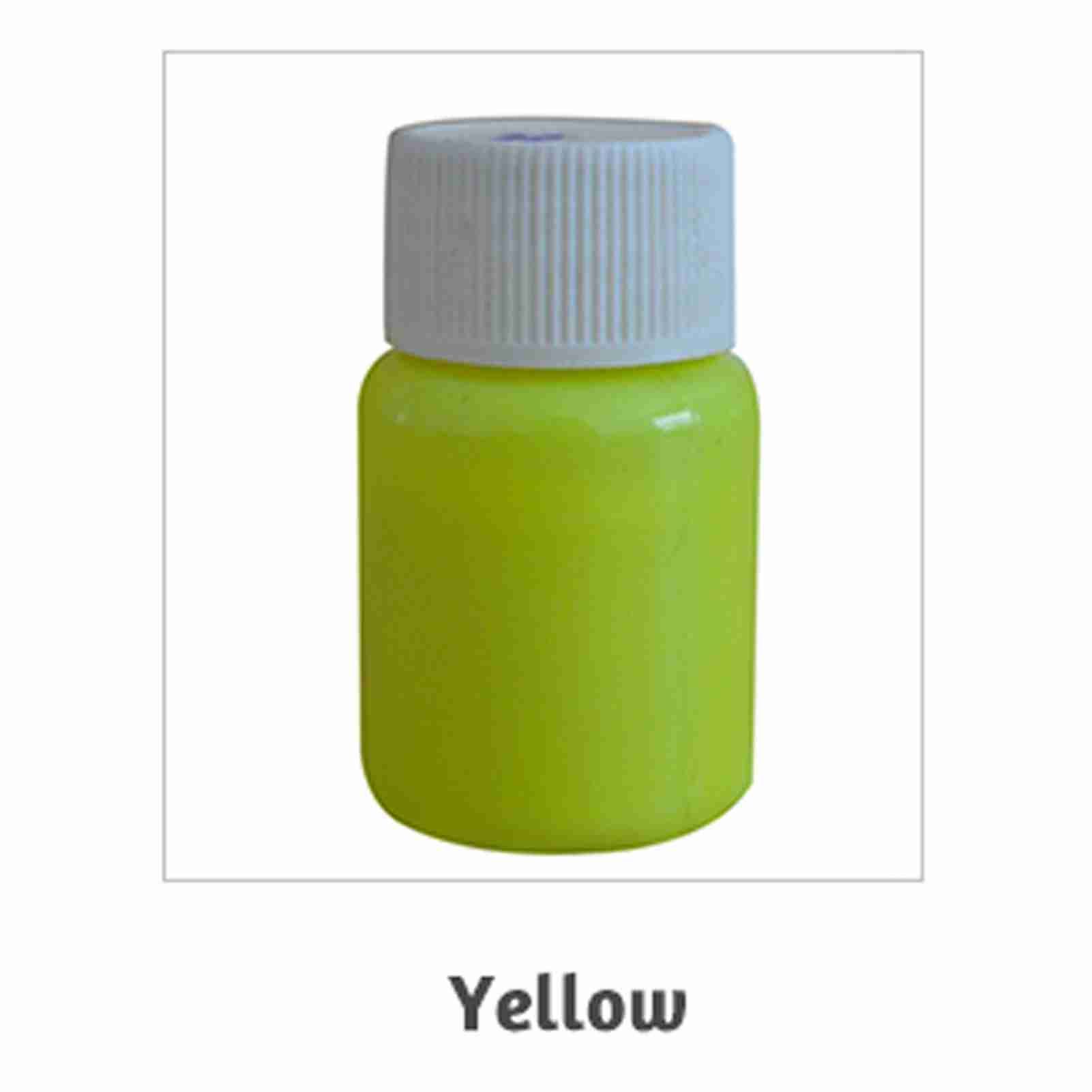 20g Glow in the Dark Fluorescent Colorful Acrylic Luminous Paint Bright view 6