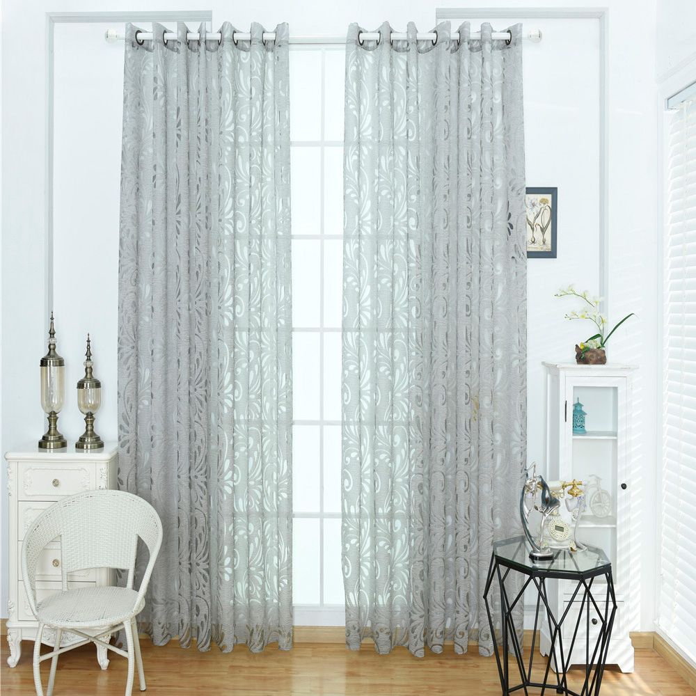 Home Use Phoenix Tail Pattern Curtain Bedroom Living Room Balcony Kitchen view 2