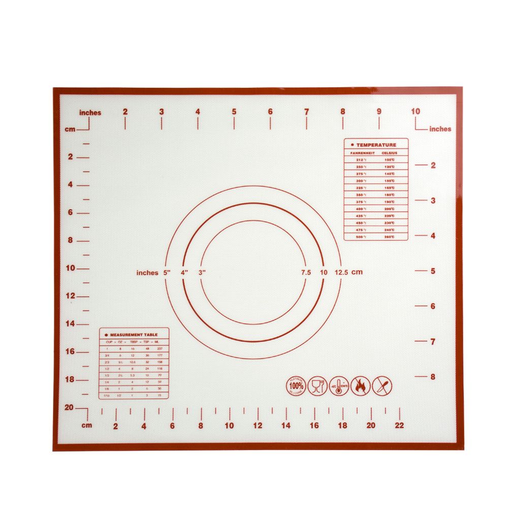 Silicone Non Stick Pastry Rolling Mat Reusable Kneading Thicken Baking Board view 2