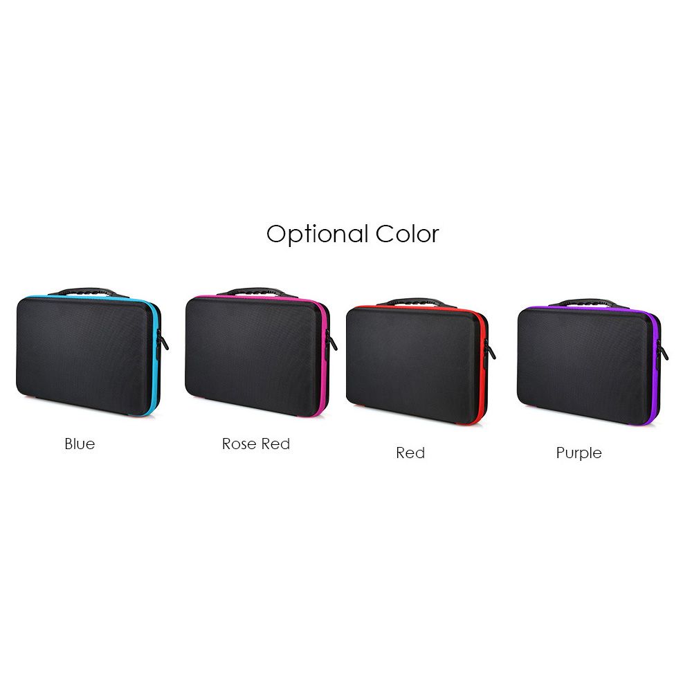60-Bottles Diamond Painting Box Shockproof Drop-proof Double-Zipper Closure