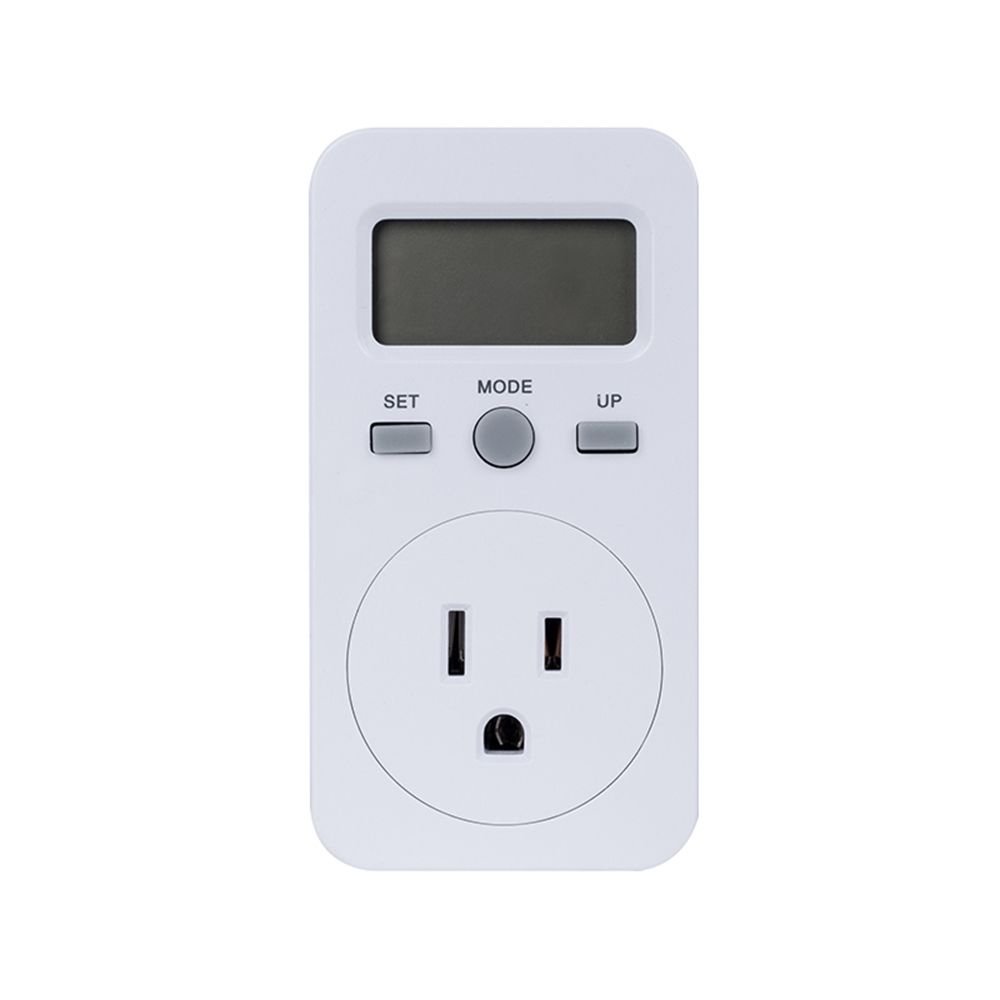 LCD Display Electricity Usage Power Meter Socket Energy Wattage KWH view 2