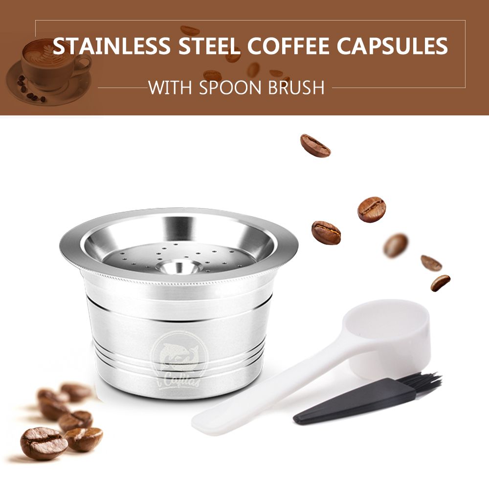 Coffee Capsules Refillable Pods Refillable Coffee Capsules Stainless Steel view 5