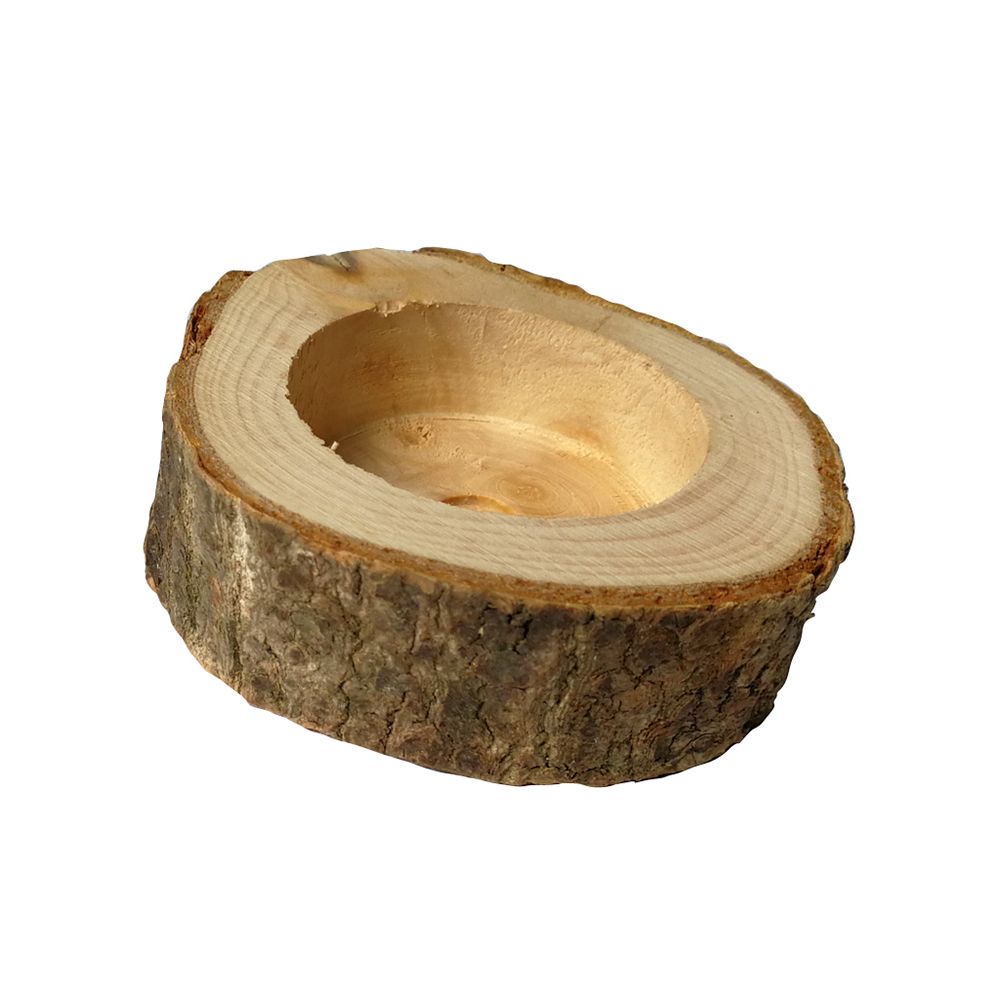 New Pillar Design Tealight Candlestick Wooden Candle Holder Mini Flower Pot view 2