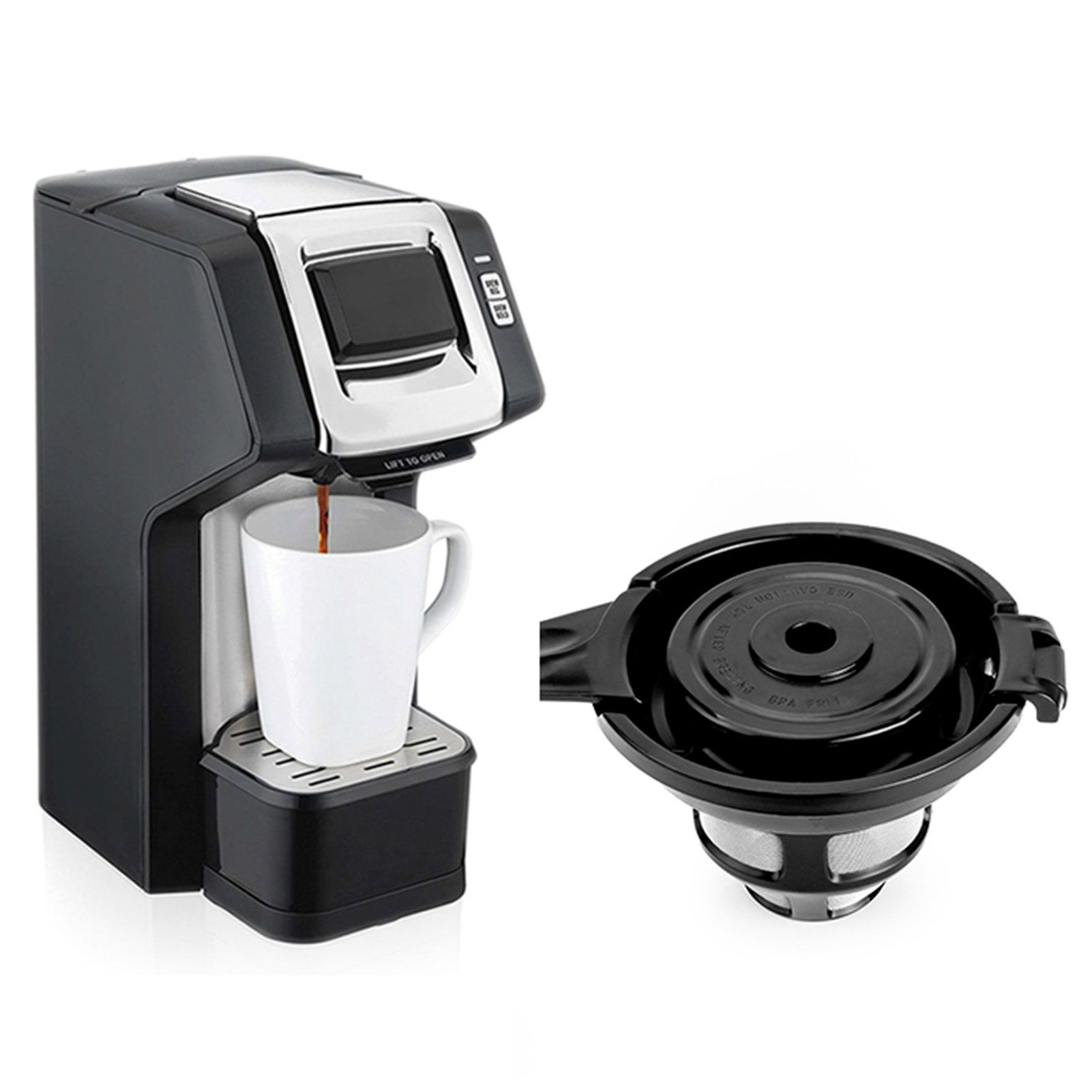 Compatible with Hamilton Beach FlexBrew 49979/ 2 Way Reusable Refillable view 2