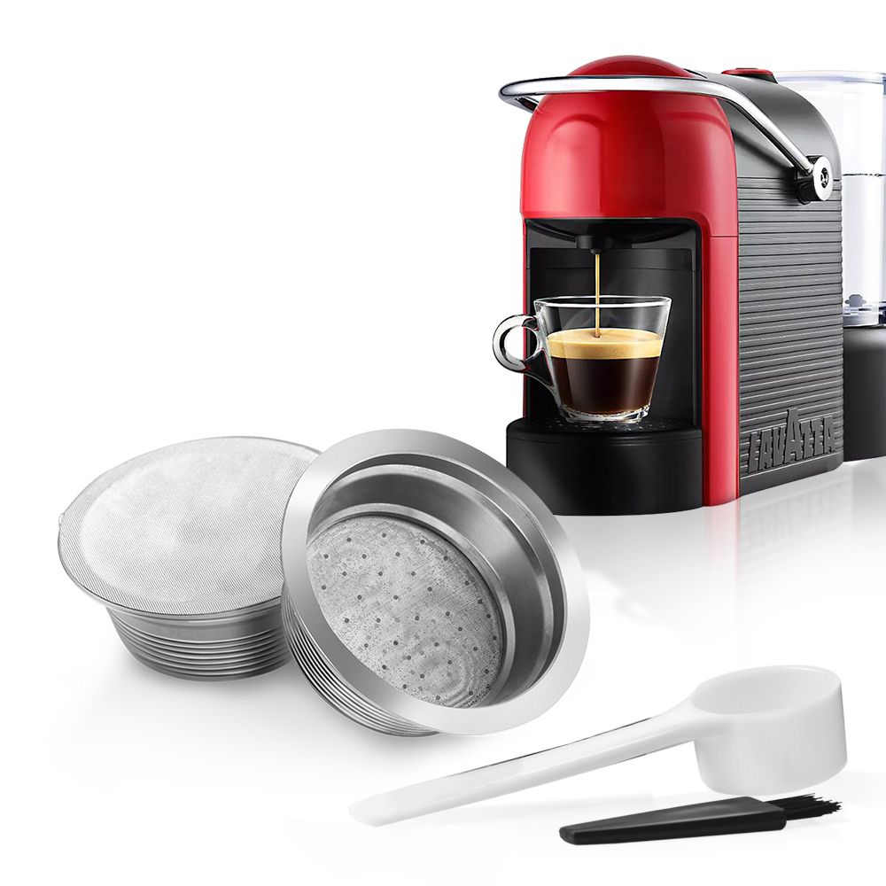 benfuchen Stainless Steel Reusable Refillable Coffee Capsules Compatible with view 3