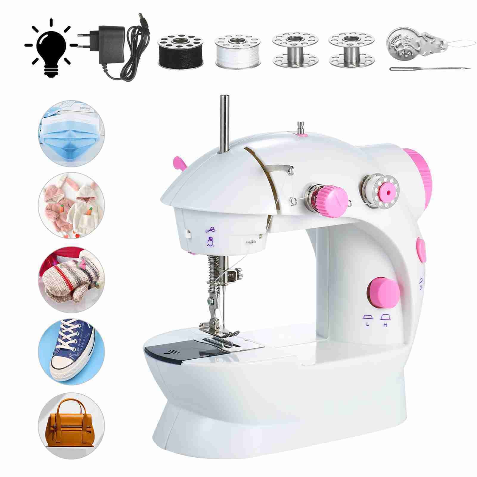 Mini Sewing Machine 2 Speeds Adjustable Household Portable Electric Sewing view 2
