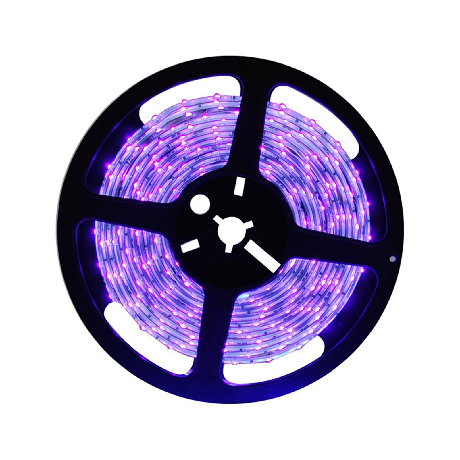 UV Light Strip Led Strip Lights 16.4ft 300 LEDs Rope Lights 12V Flexible Black view 3