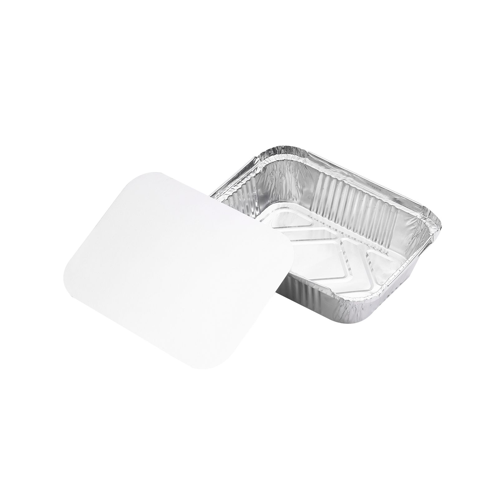 Disposable Aluminum Foil Pan Containers Takeout Pans with Lids for Baking view 2