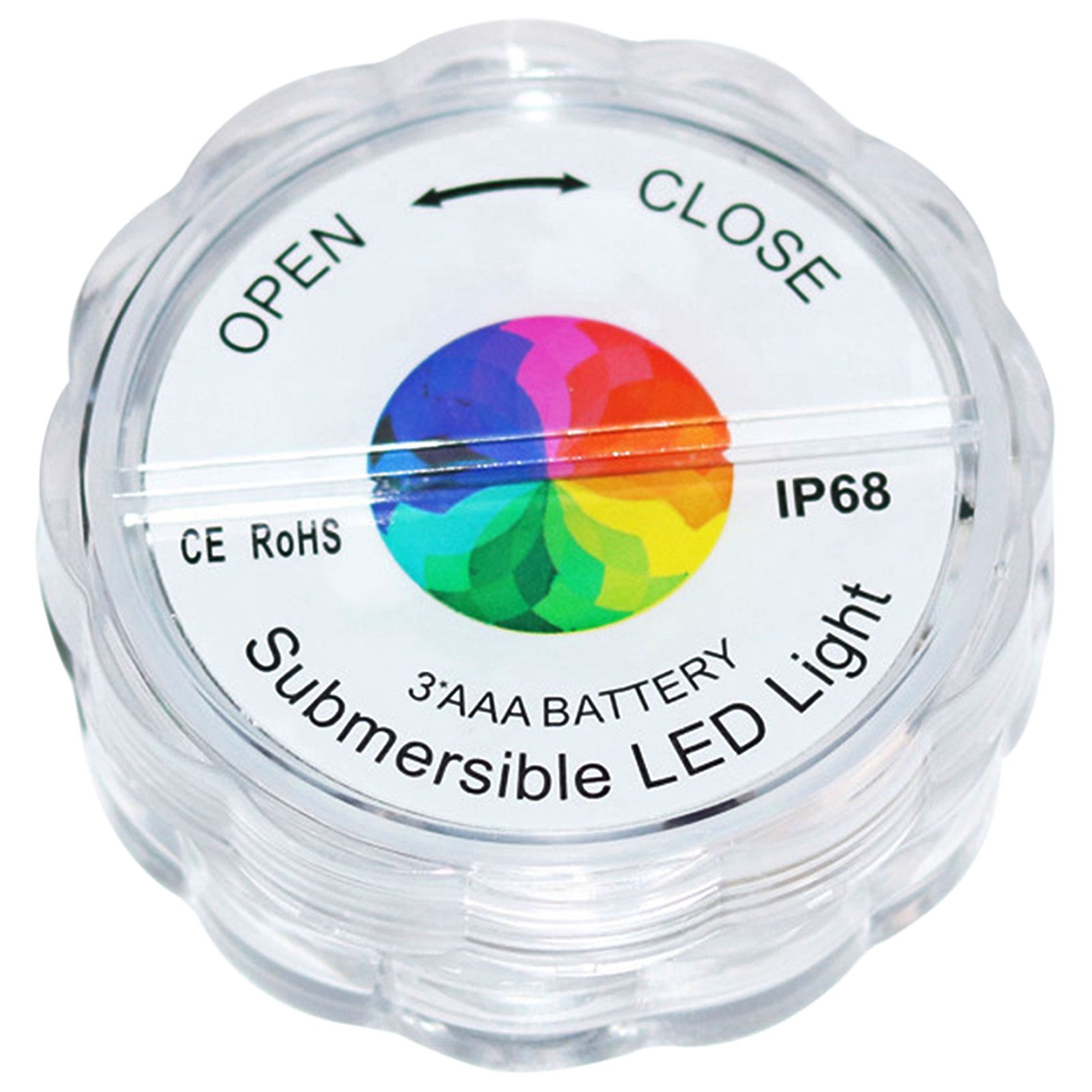 Submersible Led Lights with 16 Colors Remote Control Battery Operated Colorful view 2