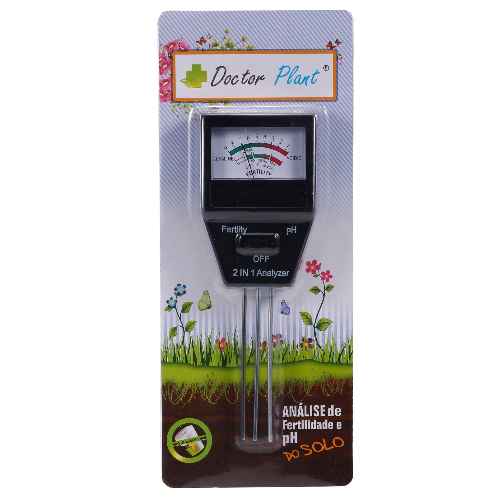 2-in-1 Soil pH Meter Fertility Tester pH Tester Soil Tester for Garden Farm view 3