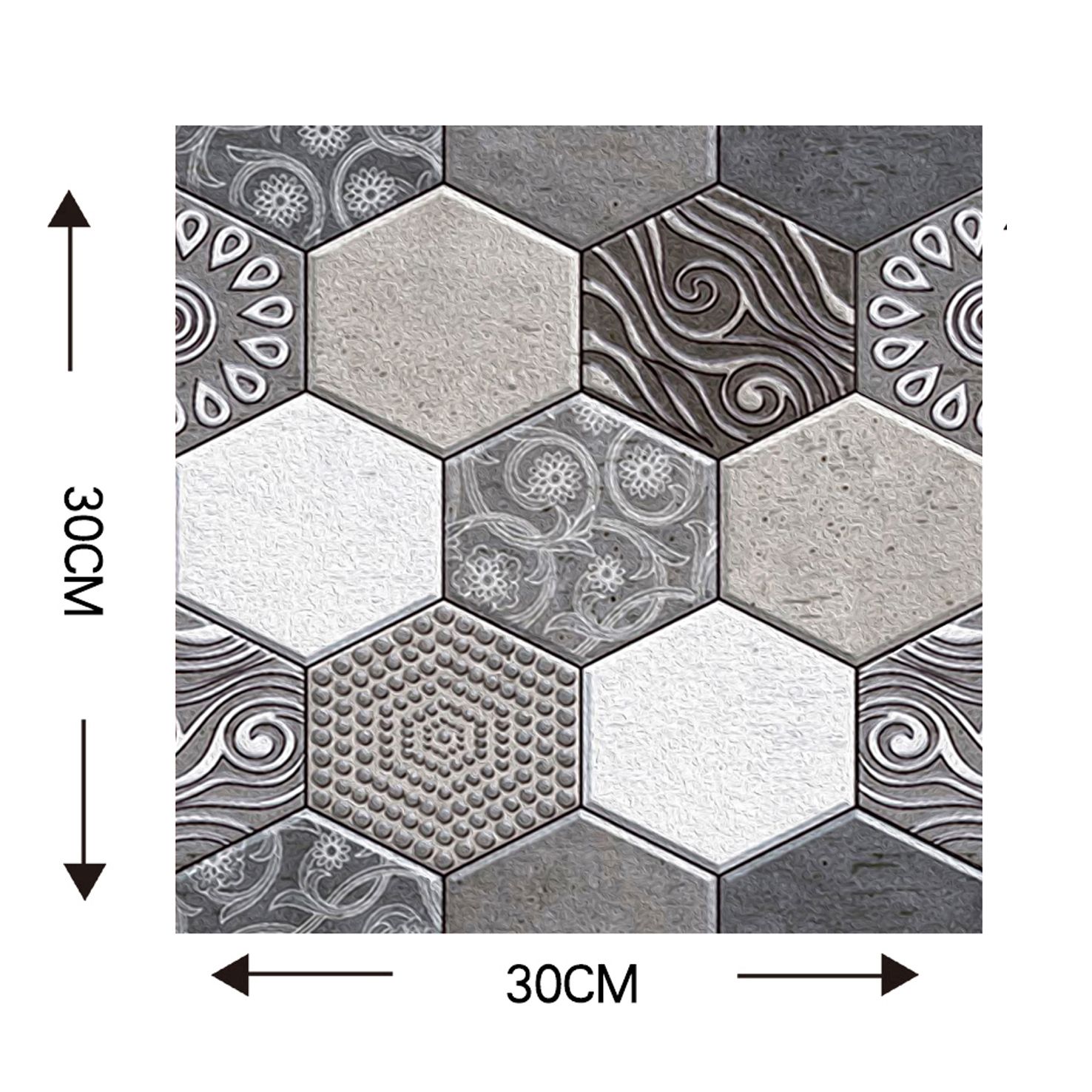 3 Dimension Water-resistant Moistureproof Removable Self Adhesive Wallpaper — image 1
