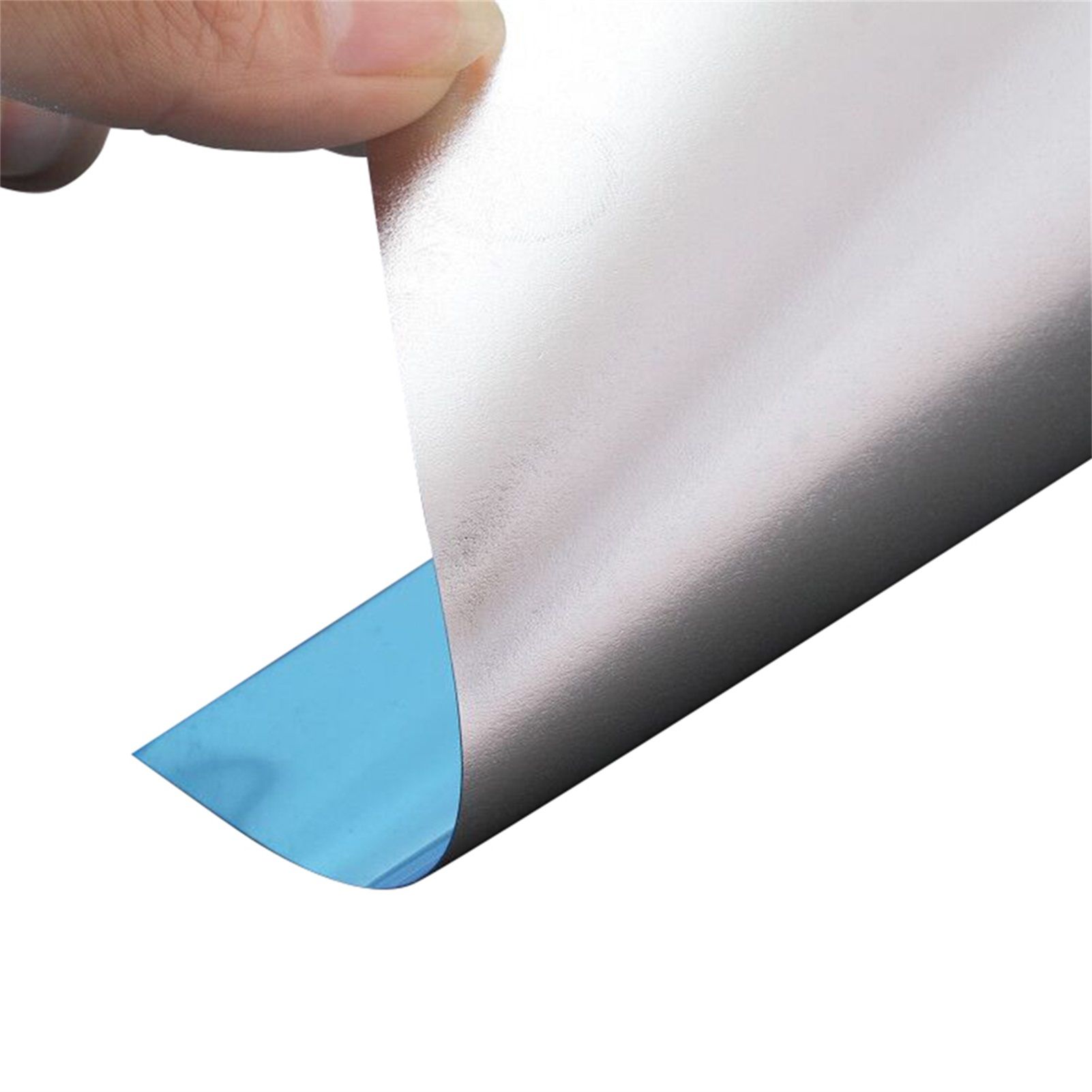 Flexible Reflective Mirror Sheets Self-Adhesive PET Mirror Tiles Non-Glass view 6