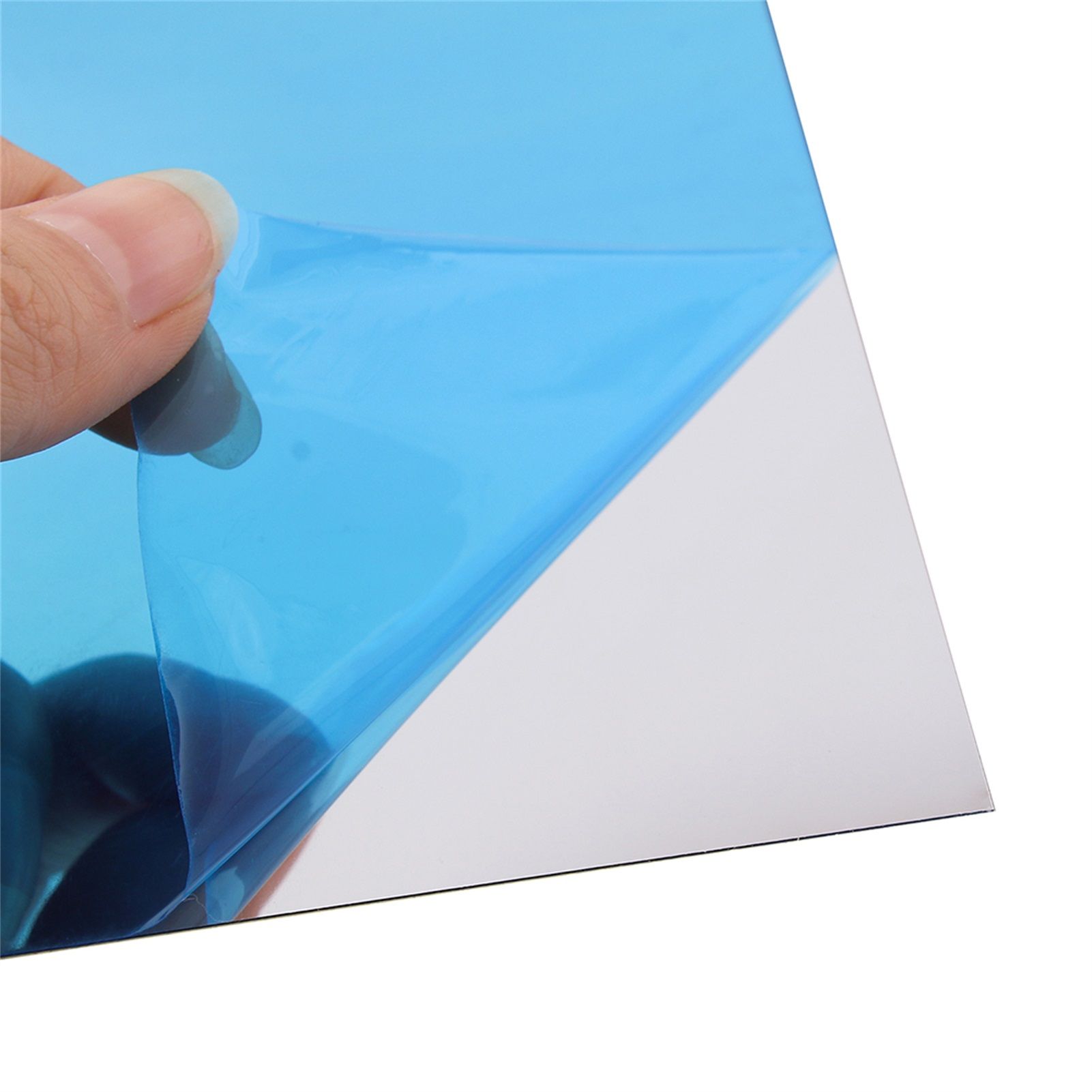 Flexible Reflective Mirror Sheets Self-Adhesive PET Mirror Tiles Non-Glass view 8