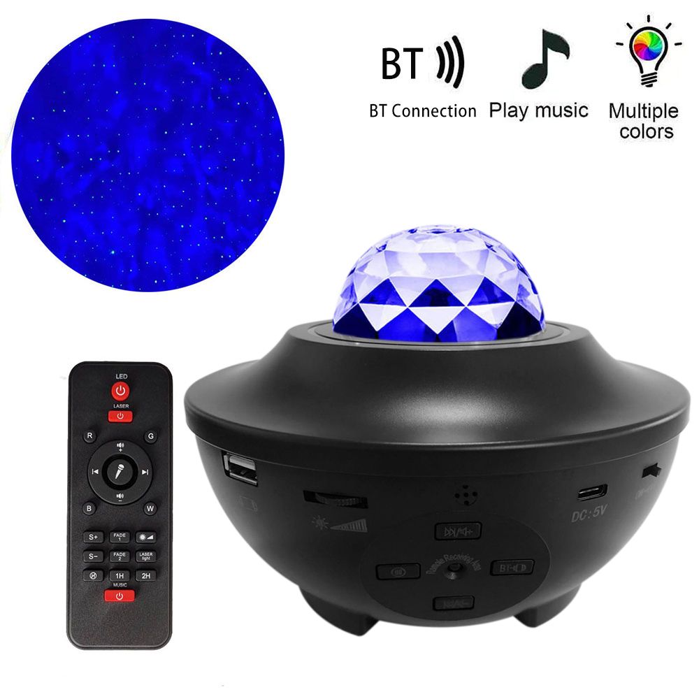 Starry Projector Light Led Night Lamp with Remote Control Romantic Starlit view 4