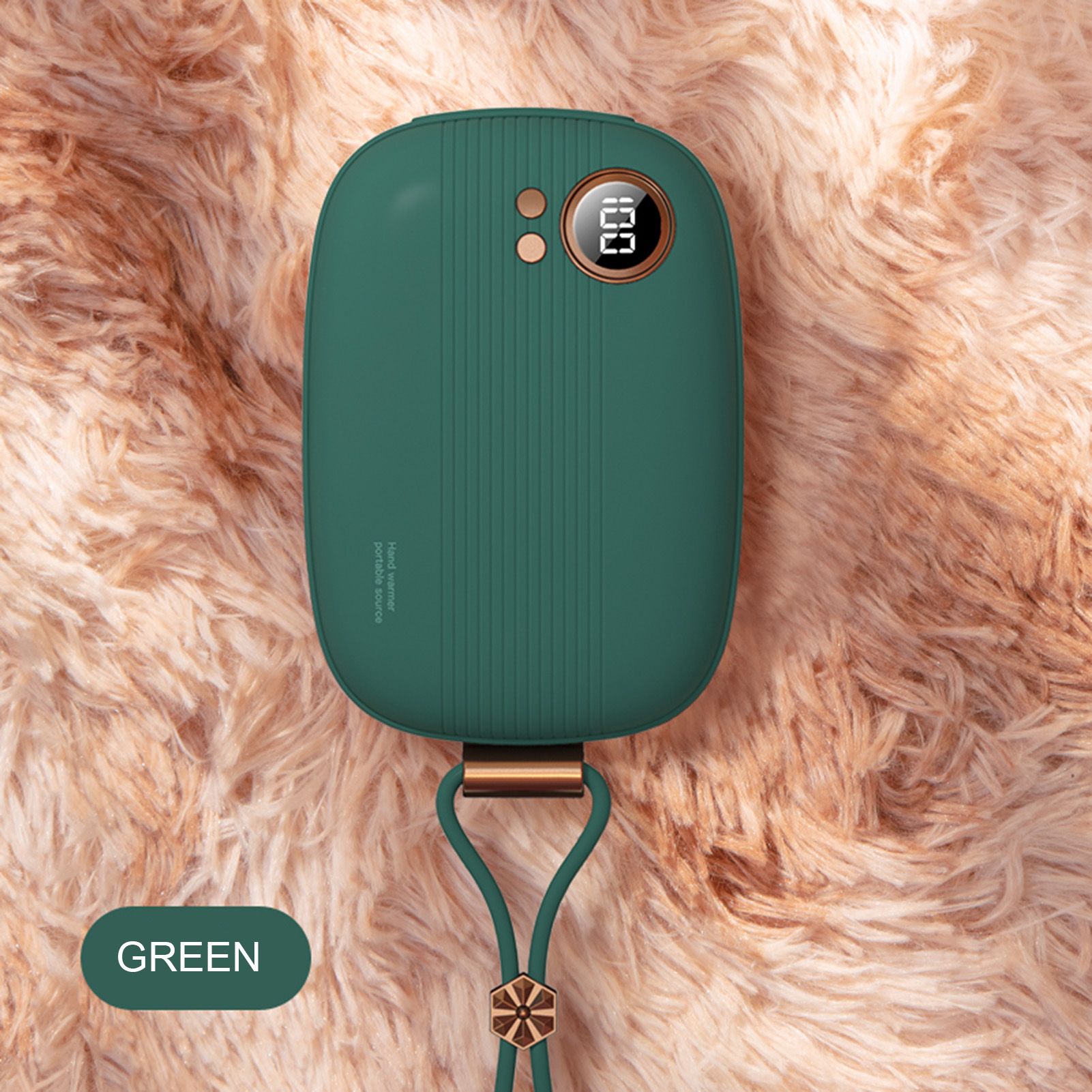 Mini 10000mAh Electric Hand Warmer P-ower B-ank 2 Adjustable Heating Levels/ view 2