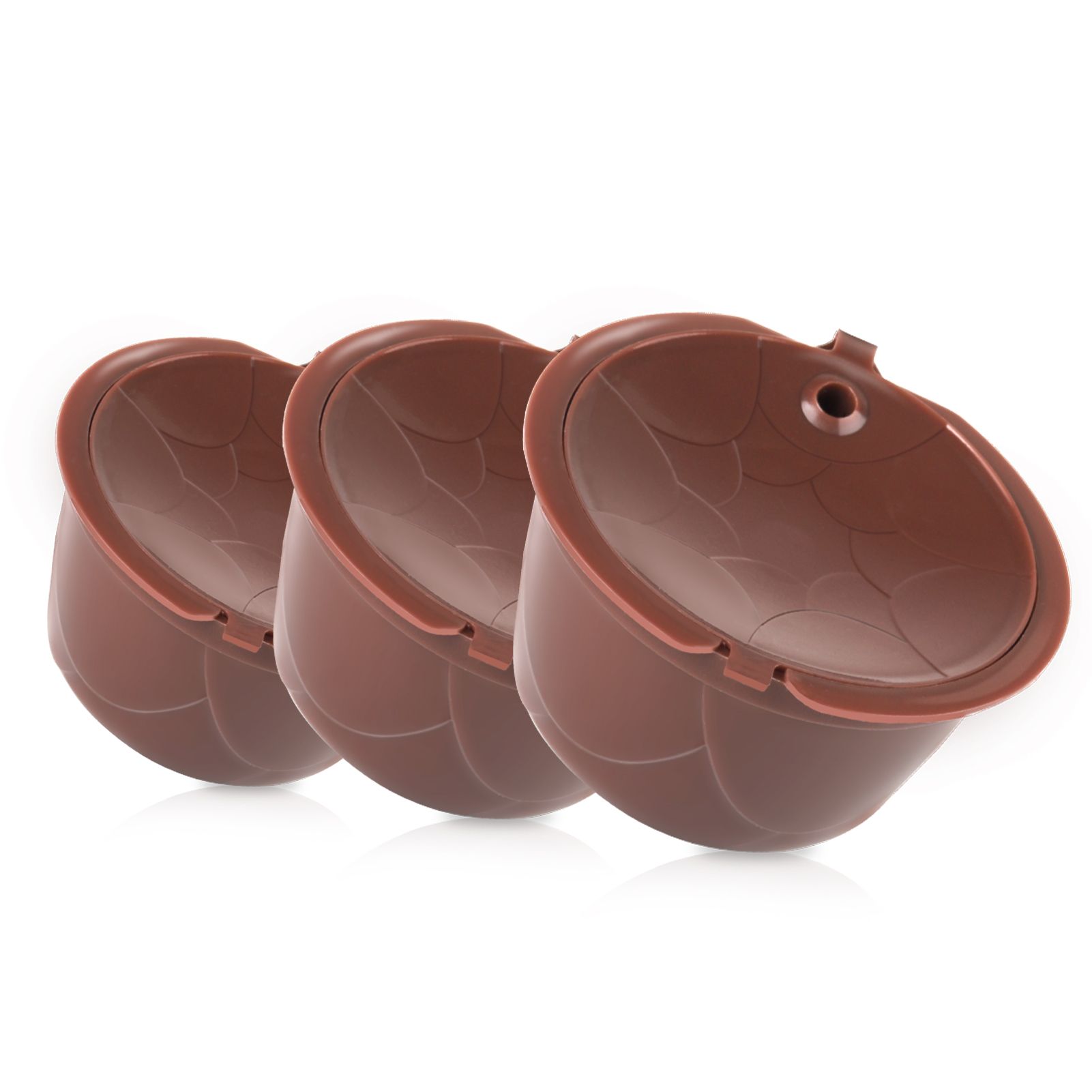 3PCS Reusable Coffee Pods Refillable Coffee Capsules Compatible with Dolce view 2