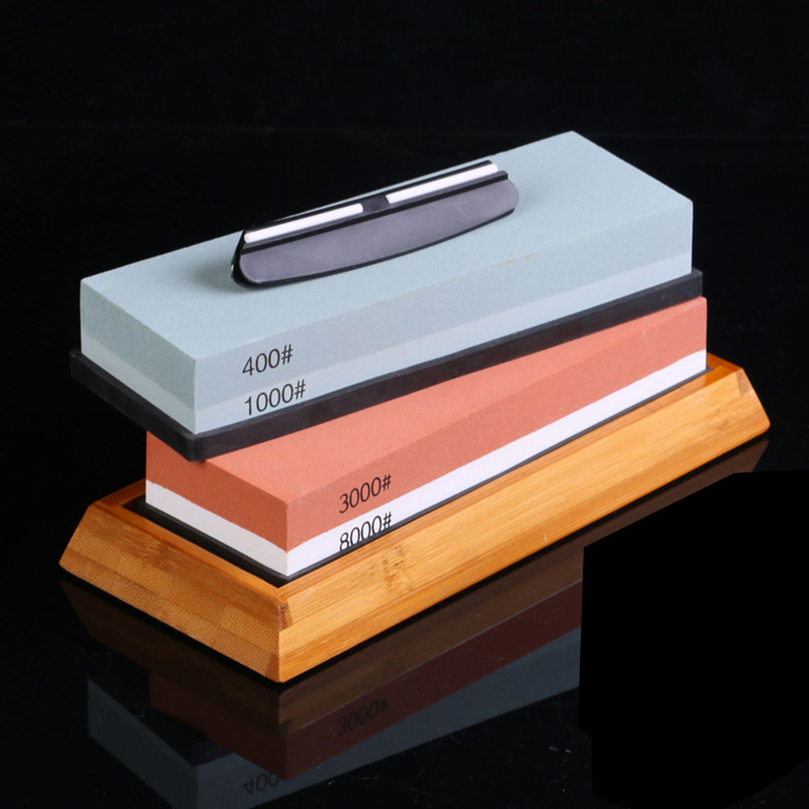 400/1000 3000/80000 Grit White Corundum Whetstone Flattening Stone Angel Guide view 3