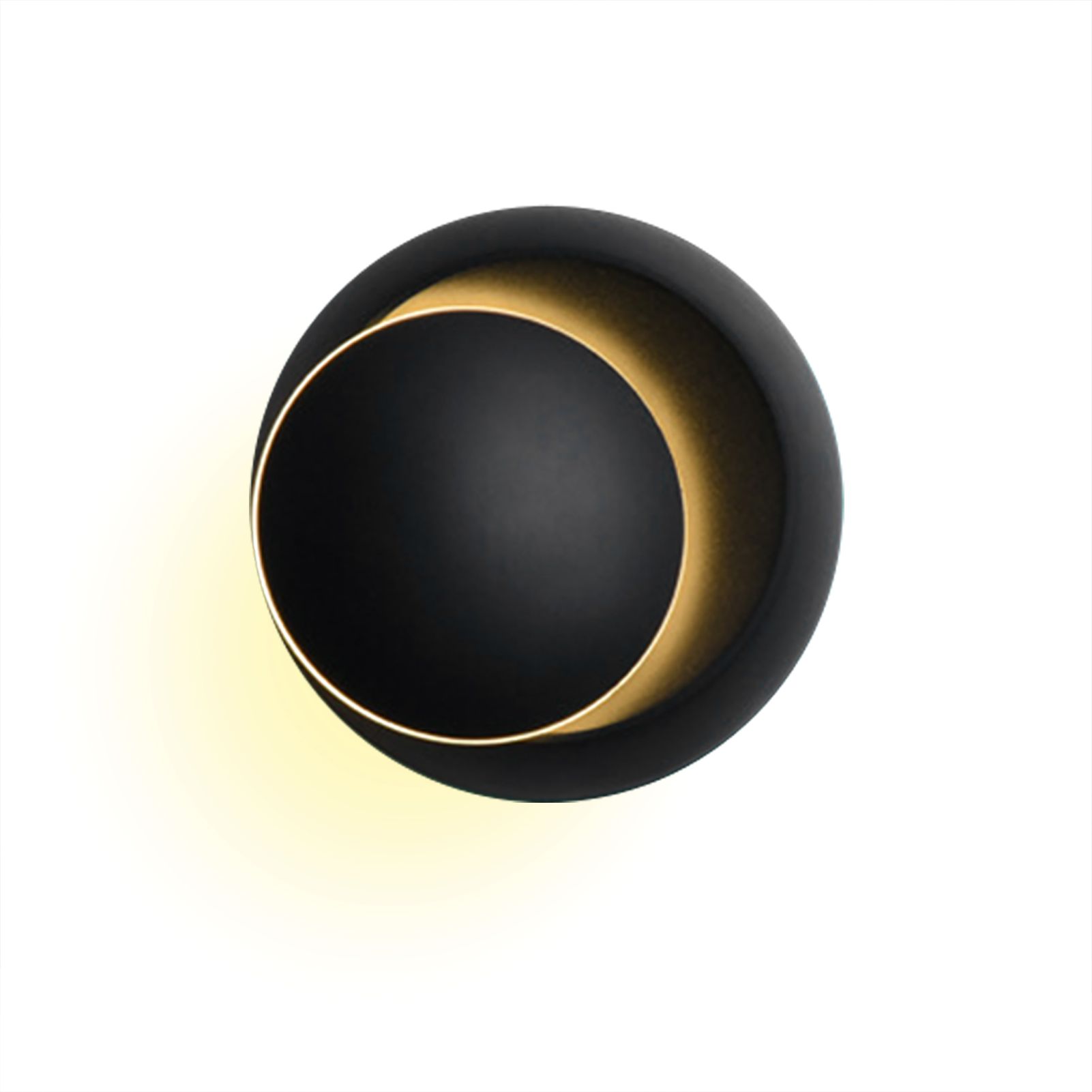 LED Wall Lamp 360 Degree Rotatable Round Crescent Wall Light Night Light view 4
