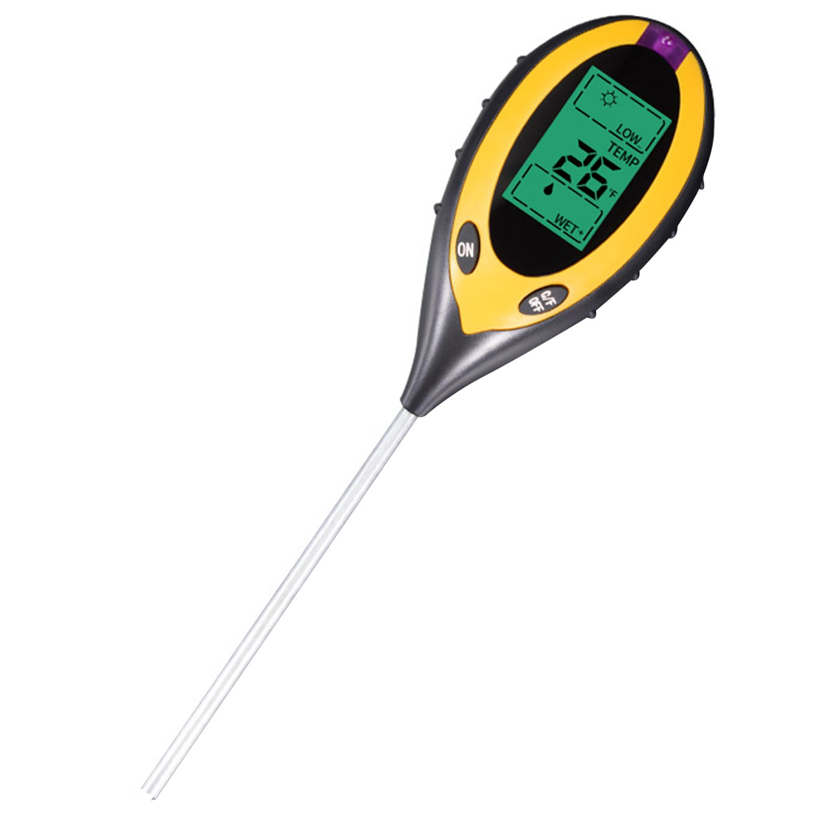 4-in-1 Soil Test PH Moisture Meter Light Temperature Tester Garden Plant view 2