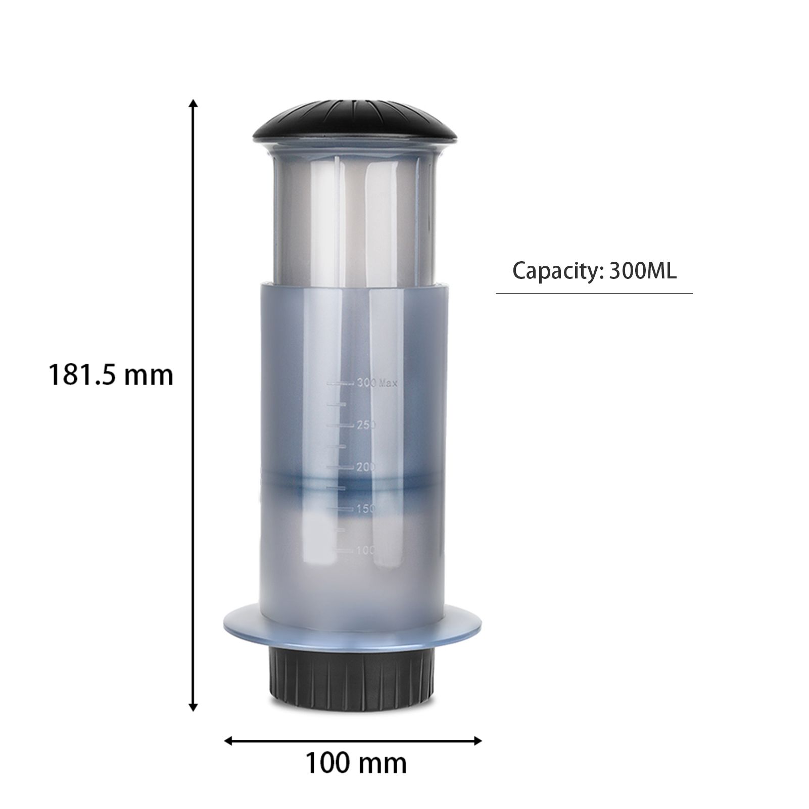 Coffee and Espresso Press Maker Portable Coffee Manual Machine with 50PCS