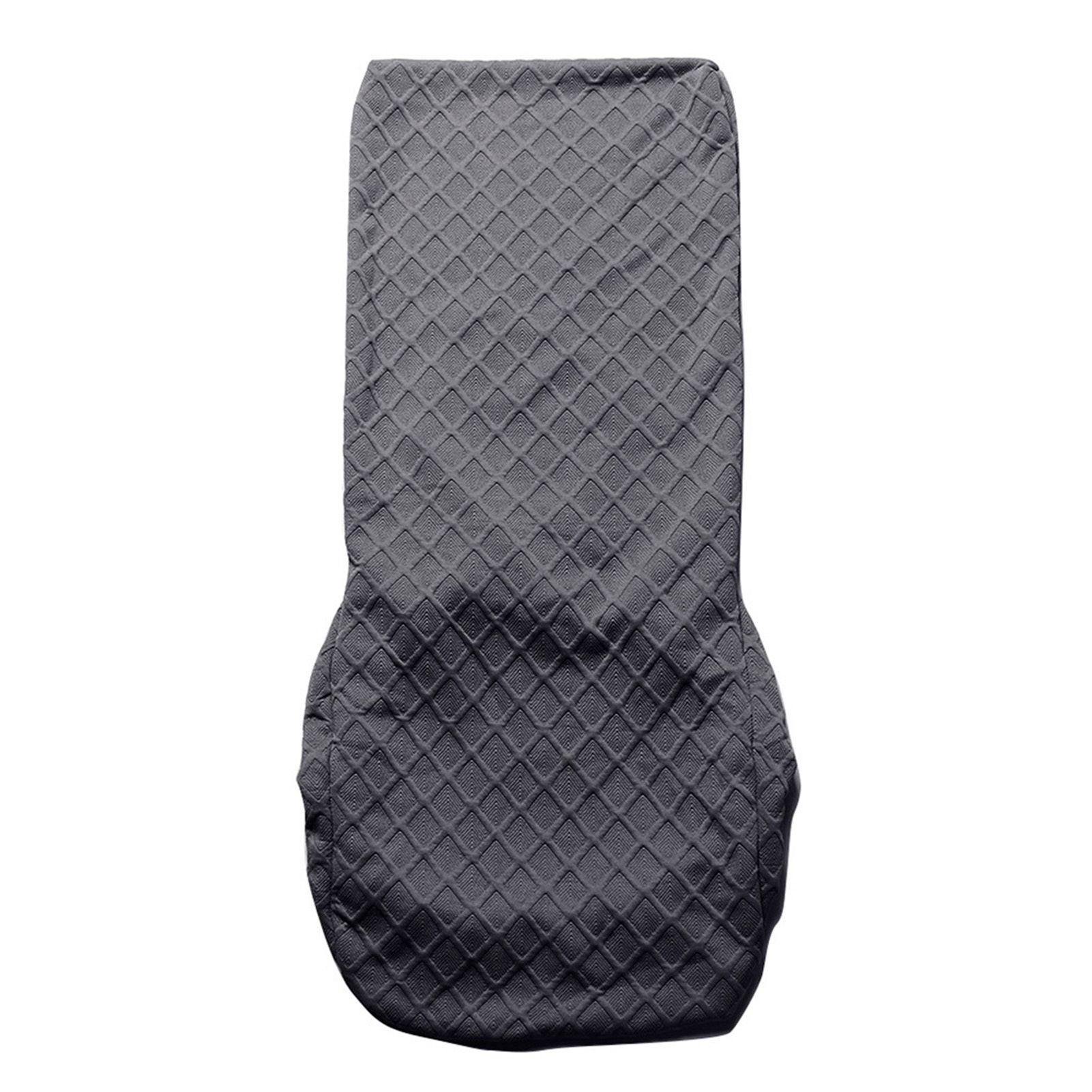 Stretch Solid Diamond Lattice Dining Chair Cover Removable Washable Short view 12