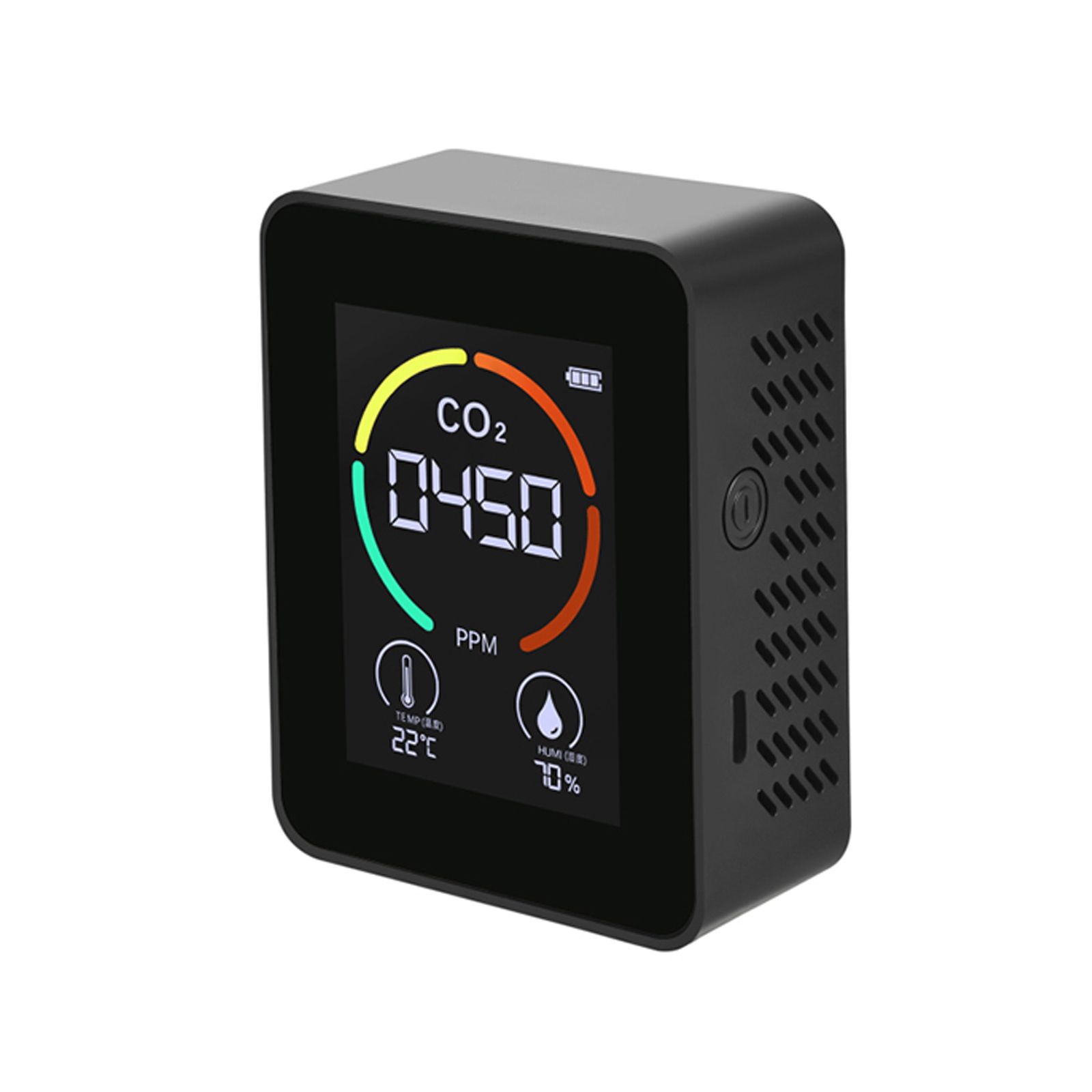 Air Quality Monitor CO2 Air Detector Carbon Dioxide Detector Temperature view 2