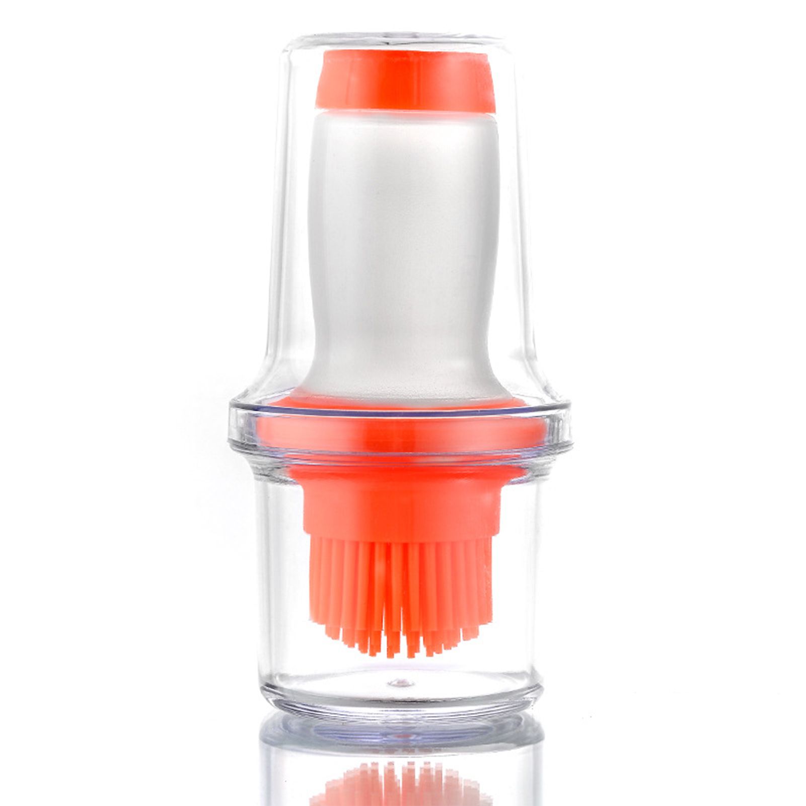 Oil Brush Bottle Squeeze Silicone Oil Brush Bottle with Container High view 2