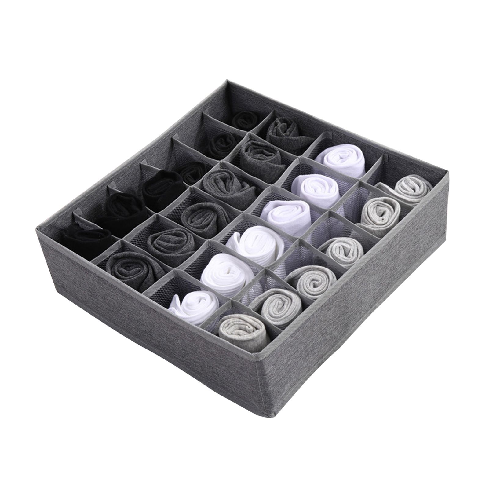 Foldable Underwear Storing Box Home Use Oxford Cloth Storage Drawer Divider view 2