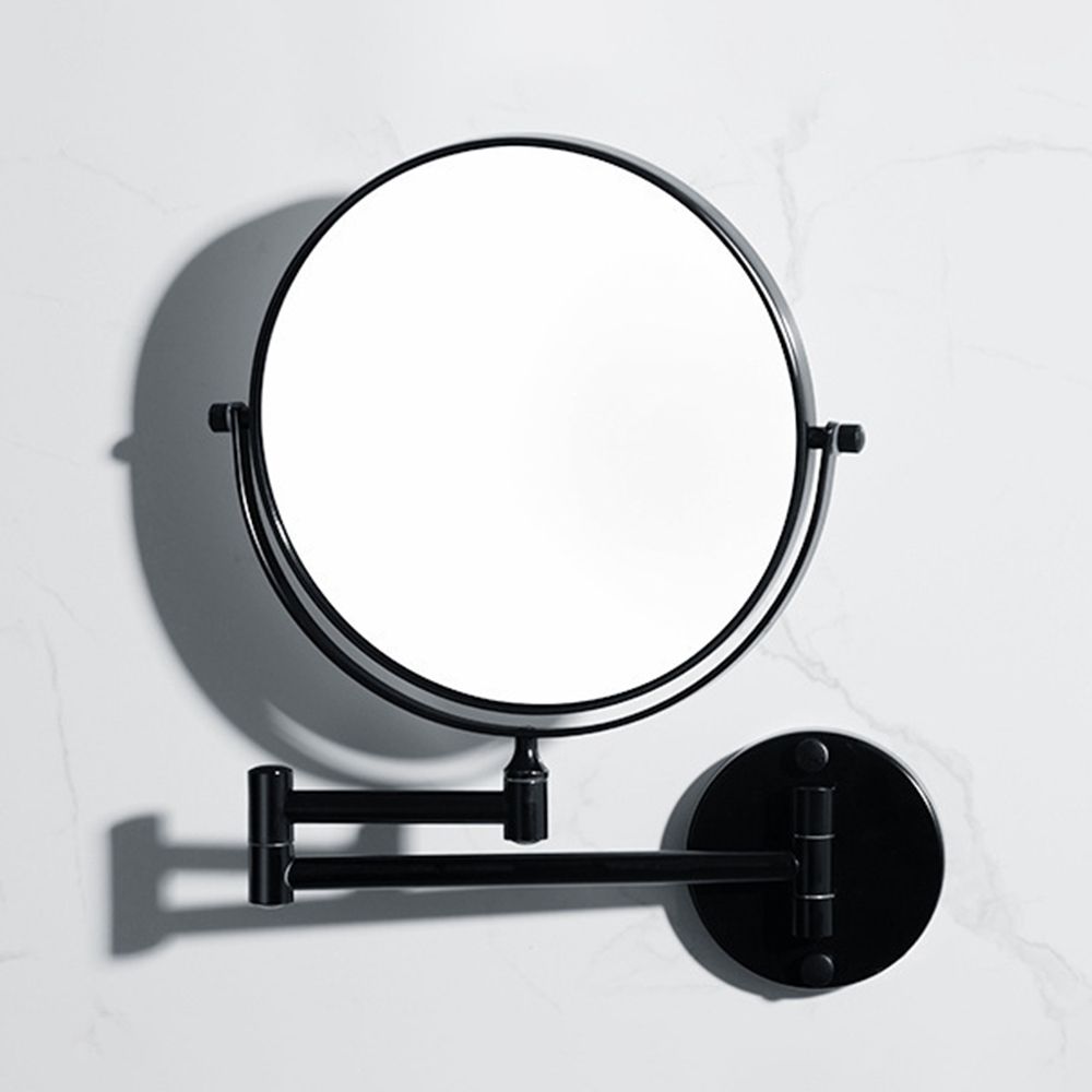 Wall Mounted Makeup Mirror 3X Magnification 360 Degrees Swivel Extendable view 2