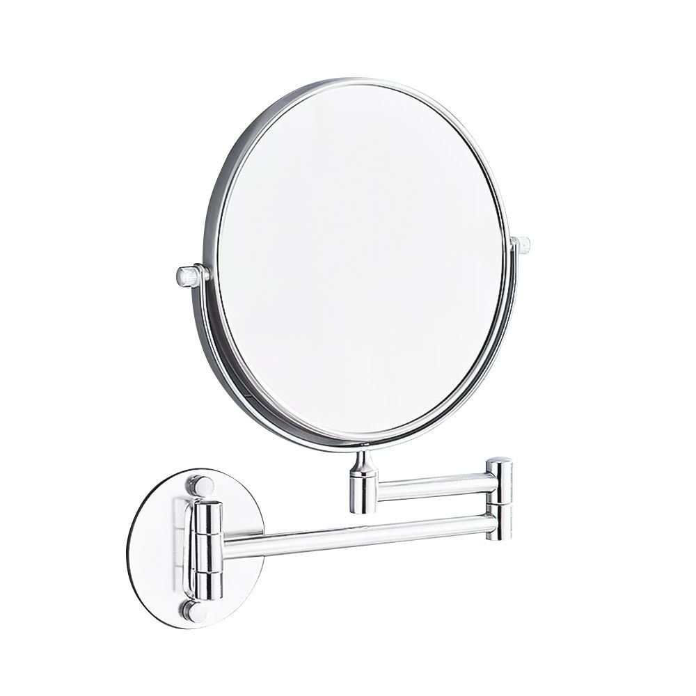 Wall Mounted Makeup Mirror 3X Magnification 360 Degrees Swivel Extendable view 3