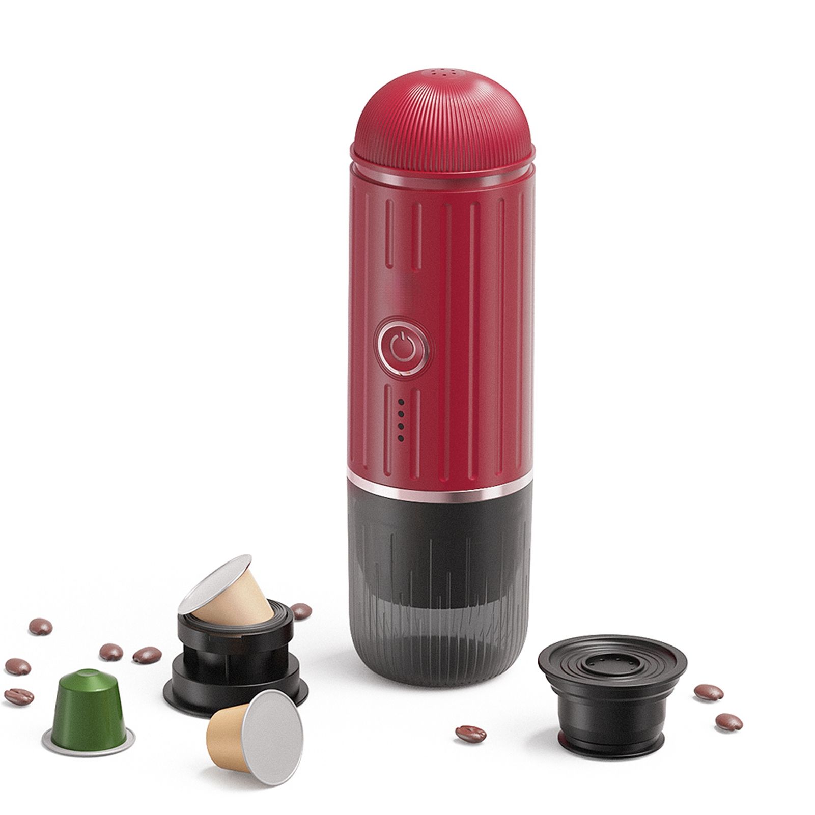 Electric Portable Coffee Maker Compatible with NS Pods and Ground Coffee 19