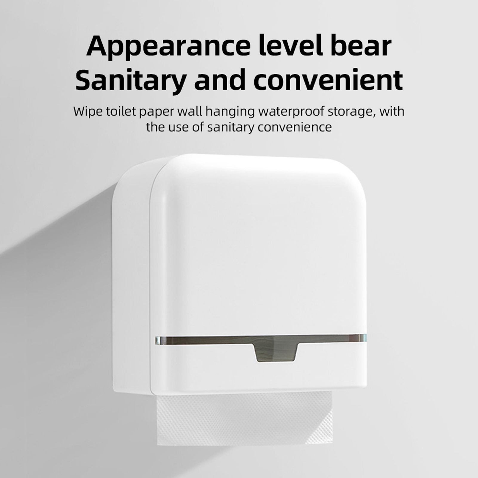 Paper Towel Dispenser Wall Mount Multifold Hand Paper Tissue Holder with Lock view 4