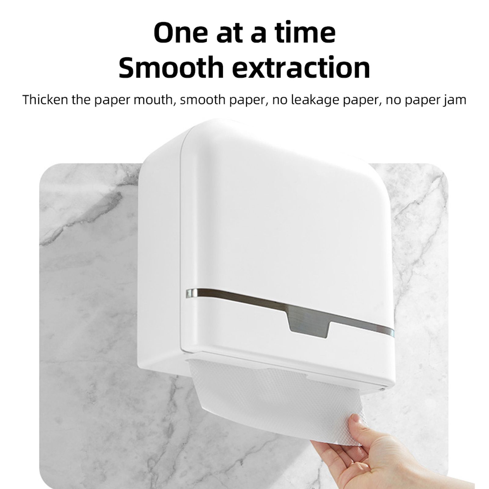 Paper Towel Dispenser Wall Mount Multifold Hand Paper Tissue Holder with Lock view 5