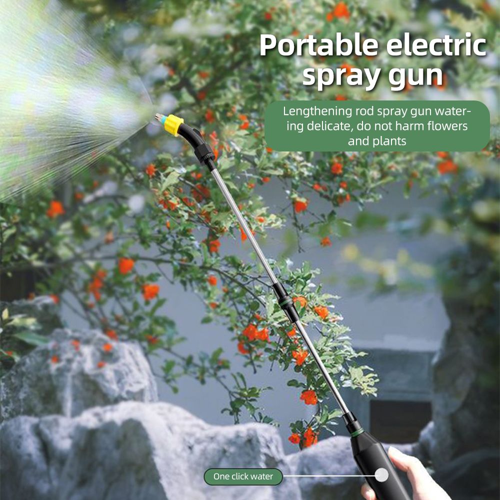 Stainless Steel Water Hose Sprayer Wand Spray Adjustable Electric Handheld