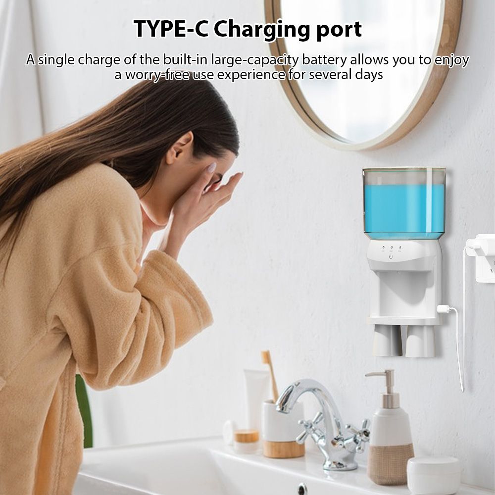 Automatic Mouthwash Dispenser Touchless Sensor Wall Mounted Mouthwash