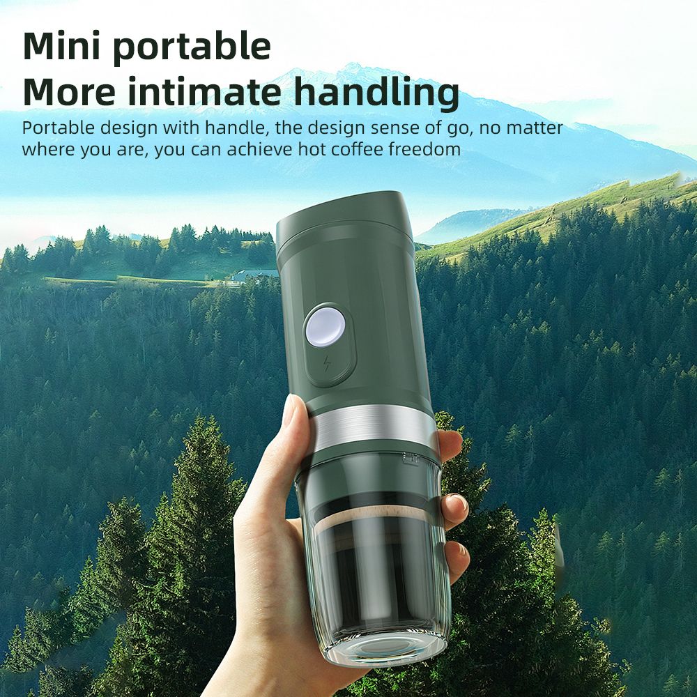 Portable Electric Espresso Coffee Machine Cordless Heat and Cold Brew 3oz view 11