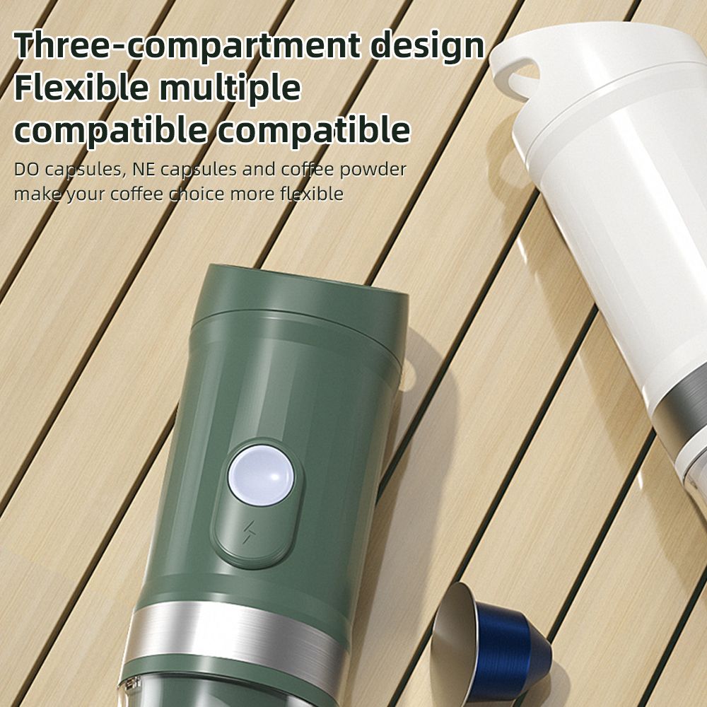 Portable Electric Espresso Coffee Machine Cordless Heat and Cold Brew 3oz view 8