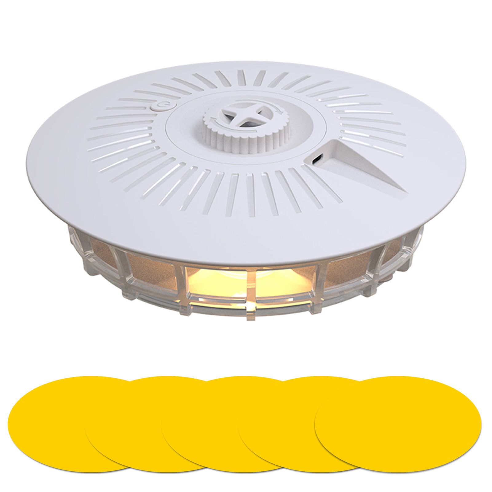 Hanging Mosquito Zapper Light with 5 Sticky Boards 4 Modes Electric Bug Zapper