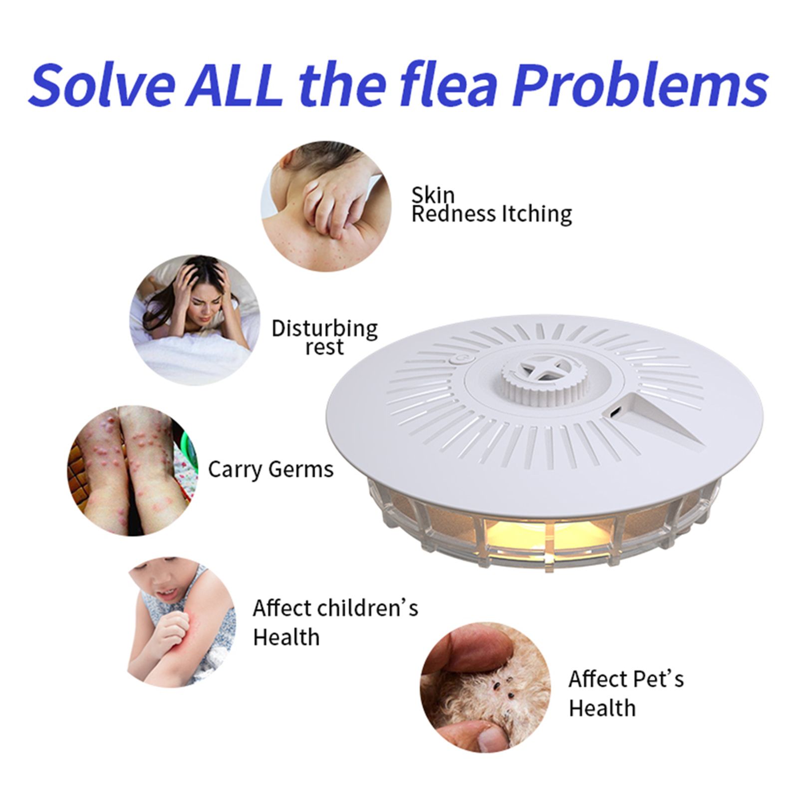 Hanging Mosquito Zapper Light with 5 Sticky Boards 4 Modes Electric Bug Zapper view 12