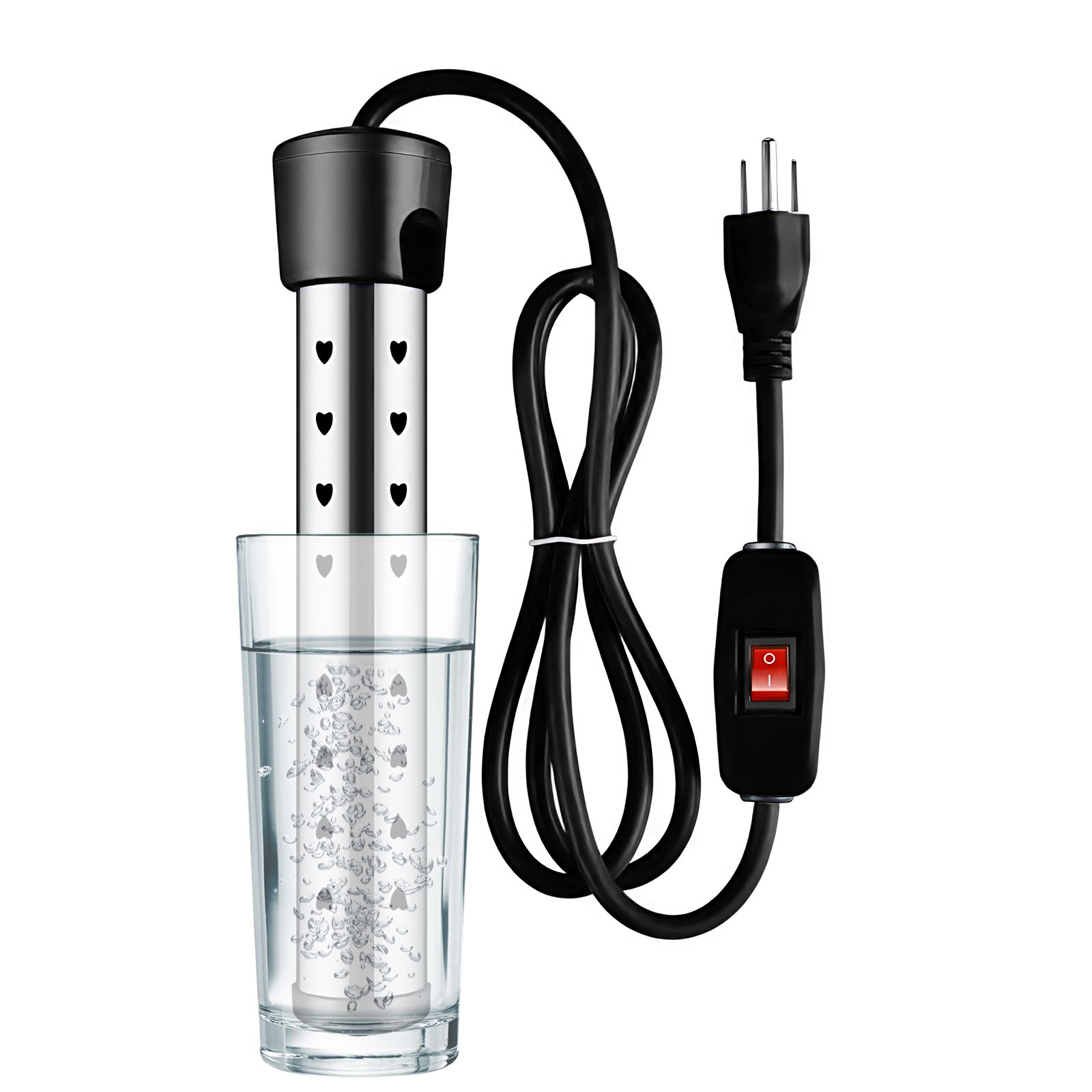 1500W Tankless Water Heater Electric with Auto Off Anti-scald Stainless Steel view 4