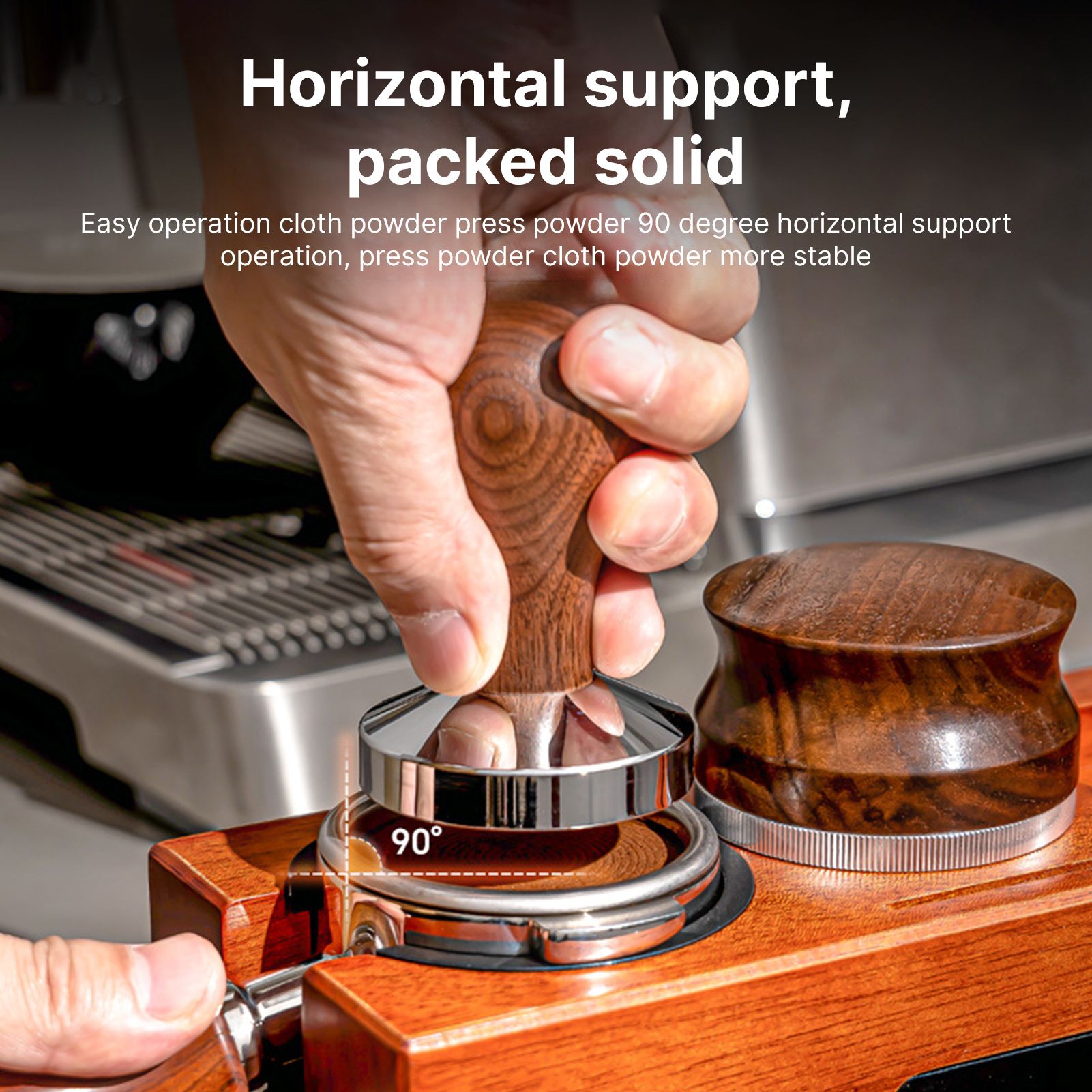 3 IN 1 Espresso Knock Box and Tamping Station 51/54/58MM Espresso Coffee view 11