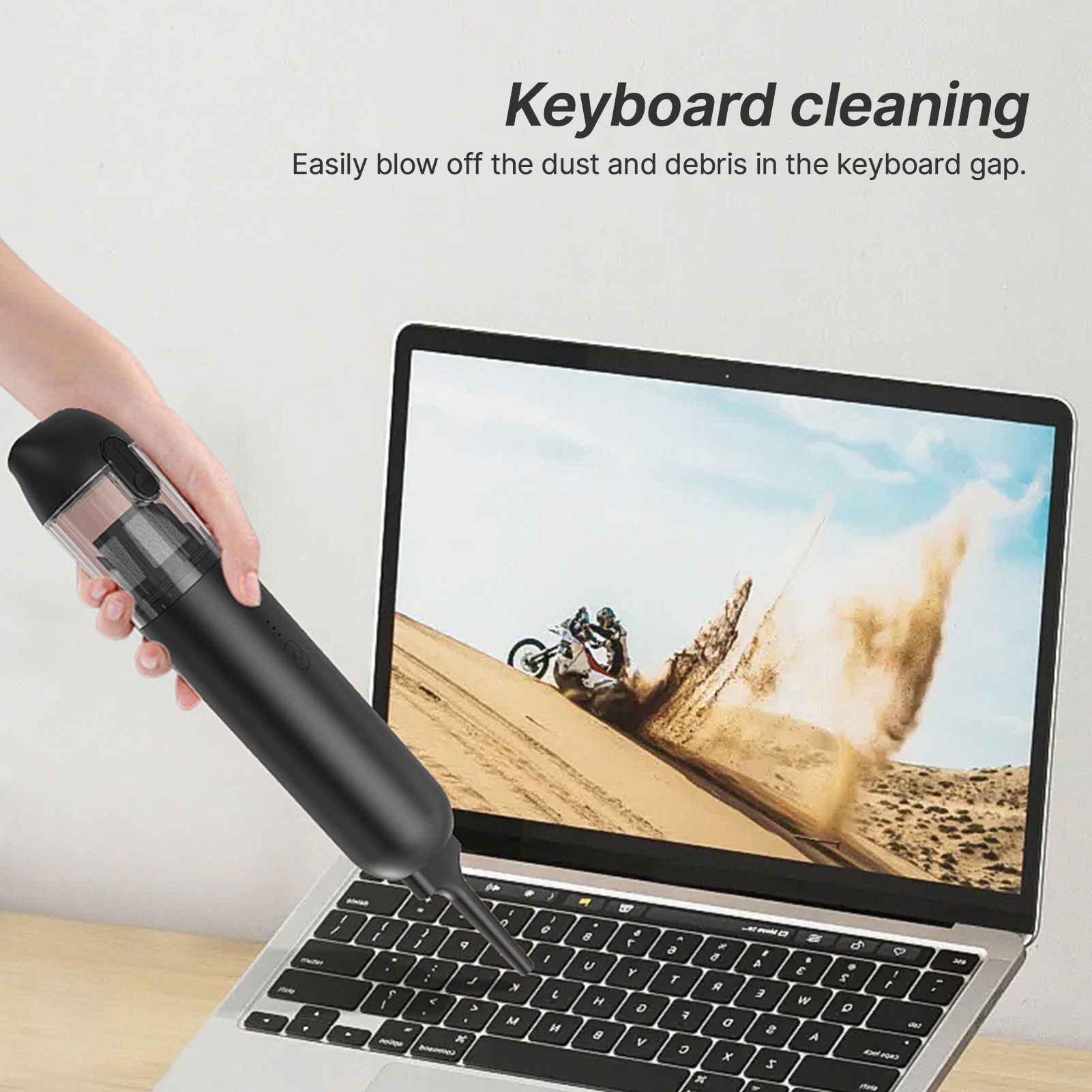 Portable Vacuum Cleaner with Cleaning Inflating and Deflating Nozzle 2 Gear view 6