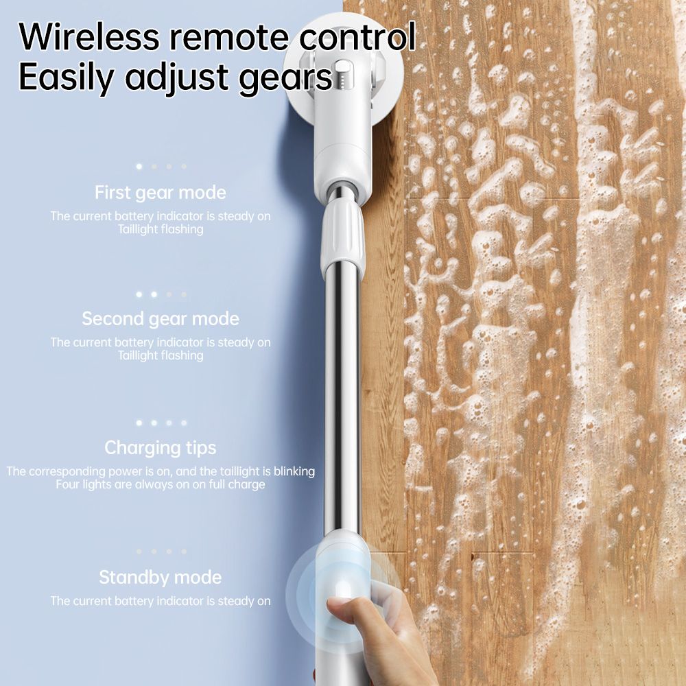 9-in-1 Electric Spin Scrubber with 9 Brush Heads Cordless Cleaning Brush view 8