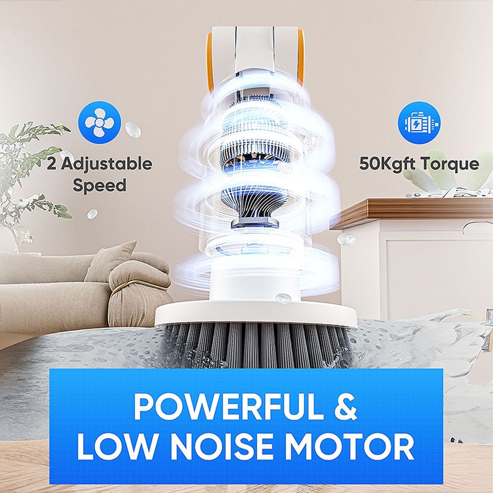 Electric Spin Scrubber with 8 Brush Heads Cordless Cleaning Brush Scrubber 3 view 11